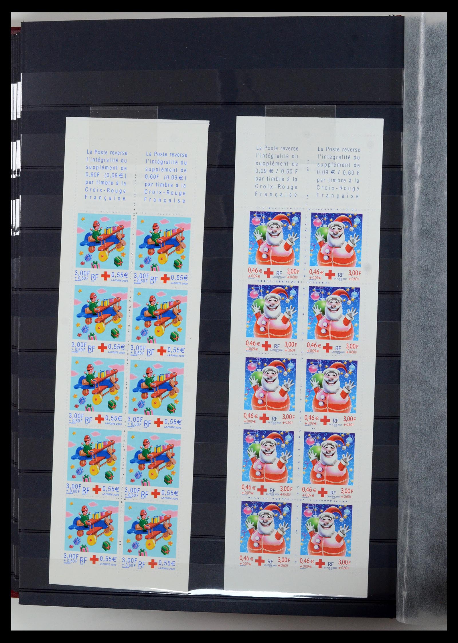 36728 020 - Postzegelverzameling 36728 Frankrijk postzegelboekjes 1952-2011.