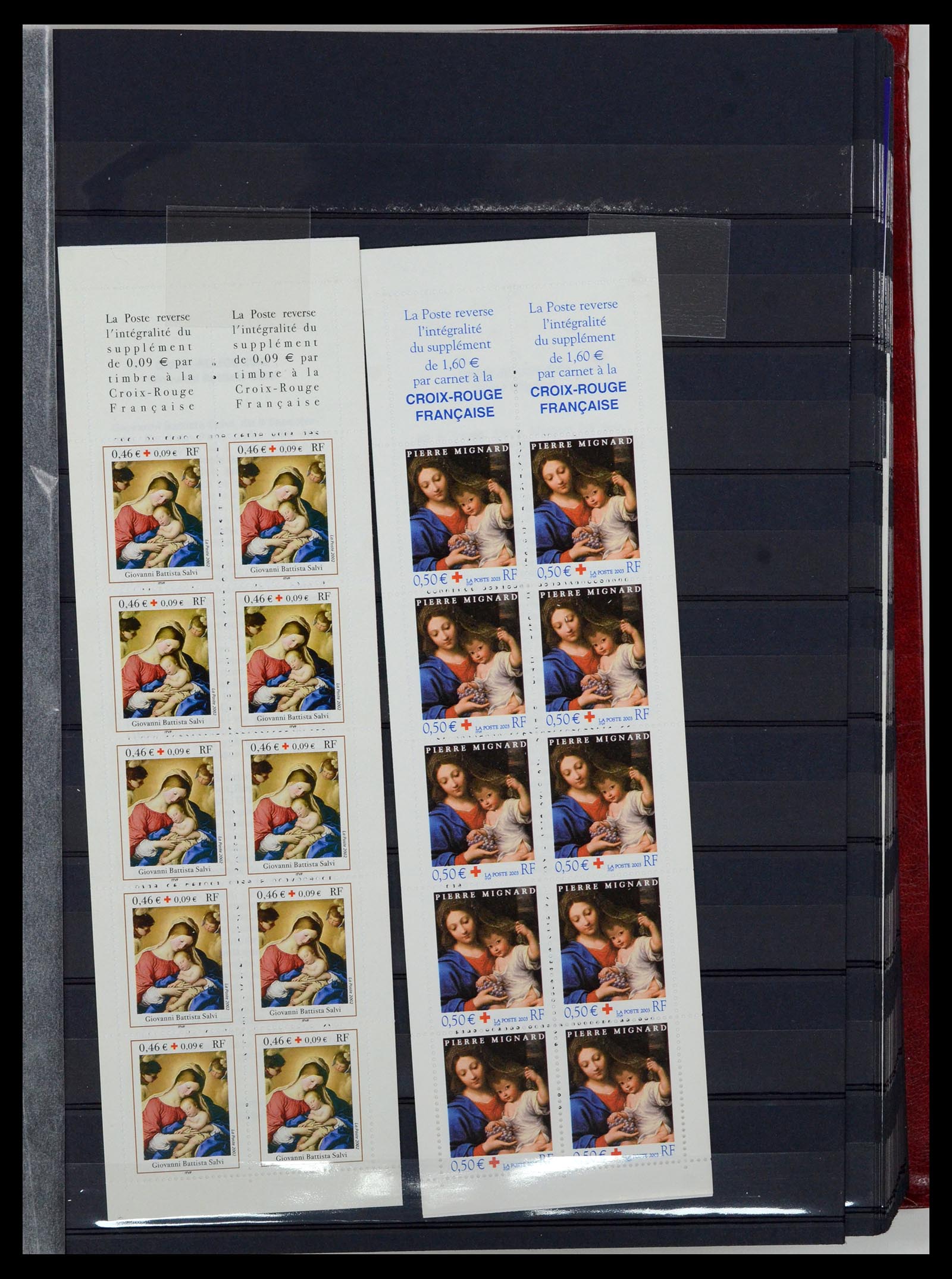 36728 021 - Postzegelverzameling 36728 Frankrijk postzegelboekjes 1952-2011.