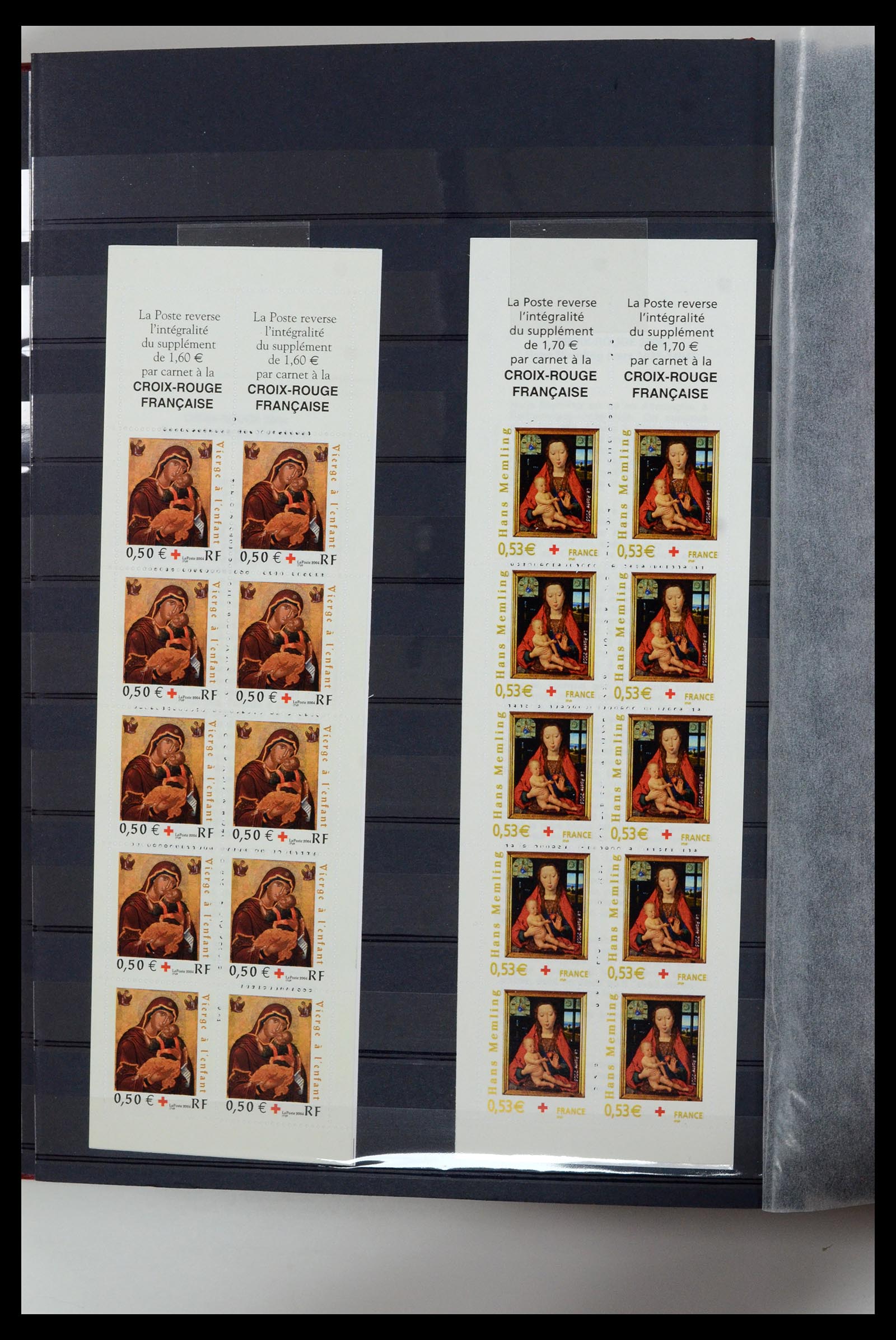 36728 022 - Postzegelverzameling 36728 Frankrijk postzegelboekjes 1952-2011.