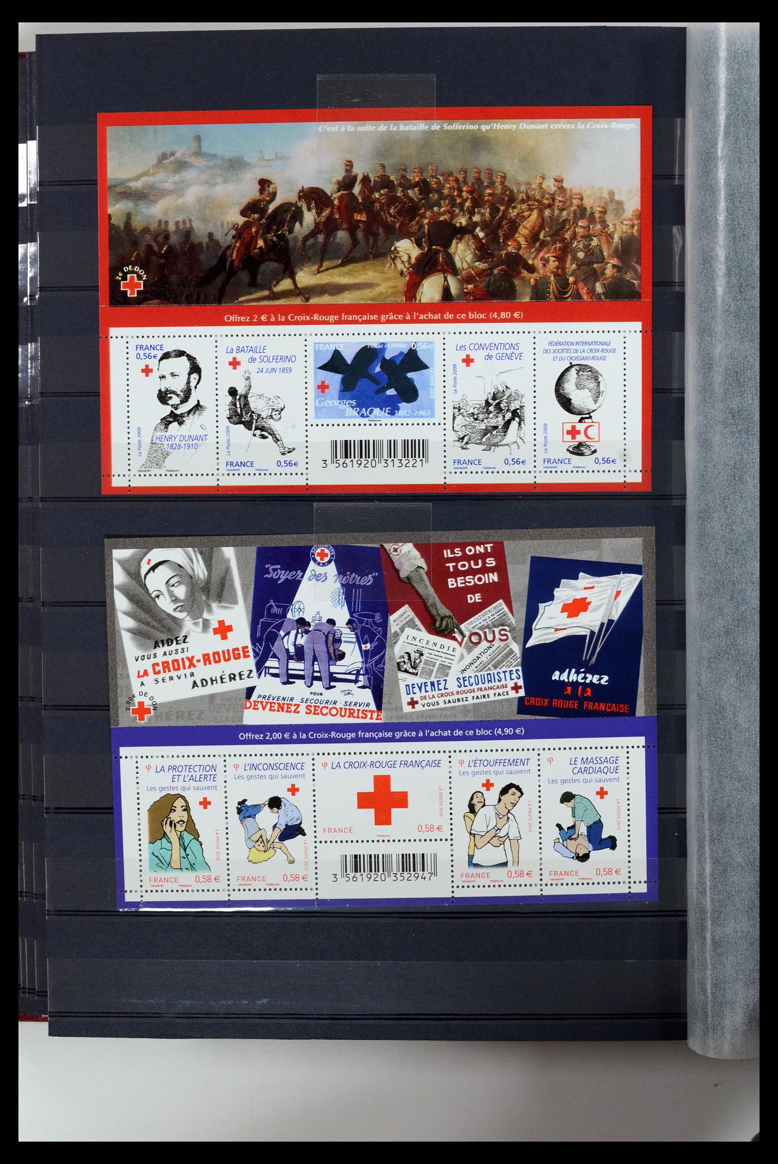 36728 024 - Postzegelverzameling 36728 Frankrijk postzegelboekjes 1952-2011.