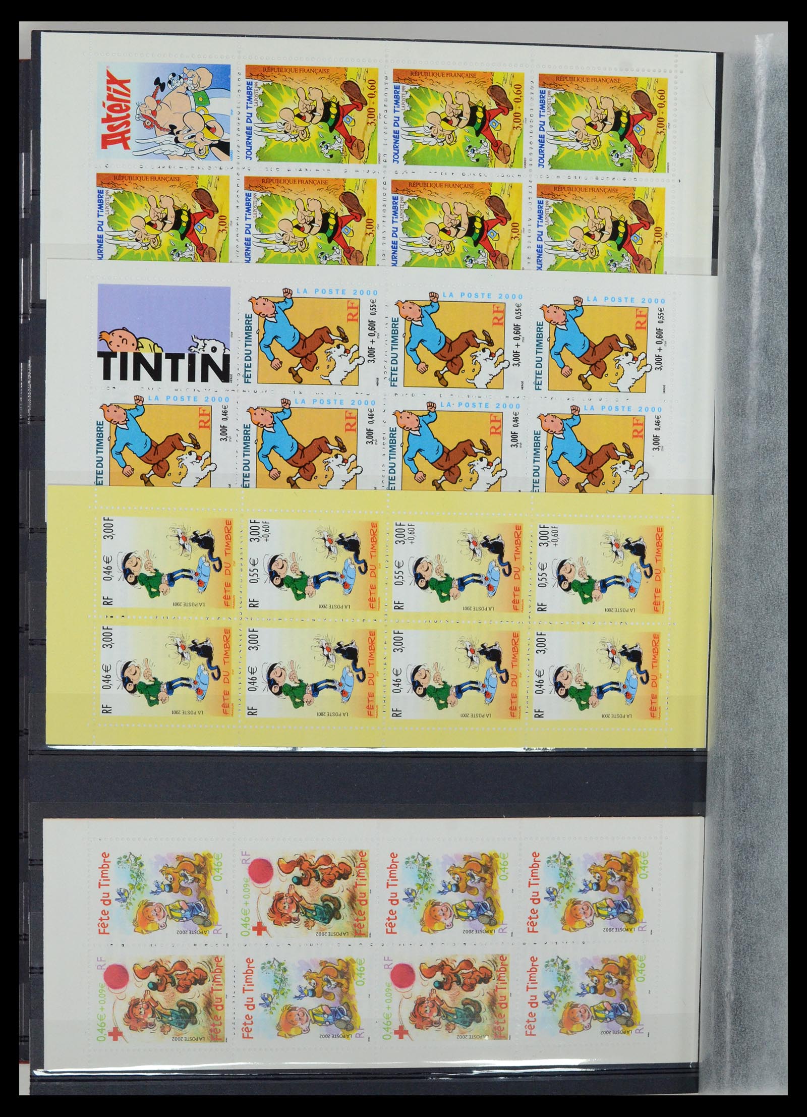 36728 028 - Postzegelverzameling 36728 Frankrijk postzegelboekjes 1952-2011.