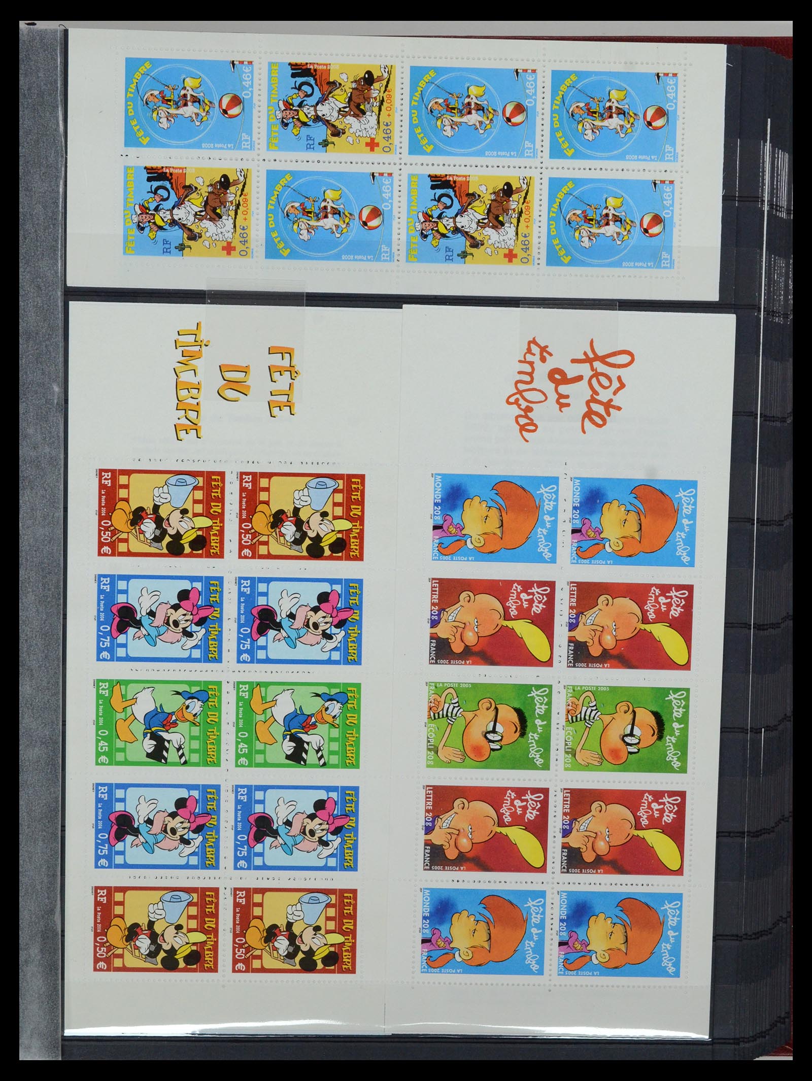 36728 029 - Stamp collection 36728 France stamp booklets 1952-2011.