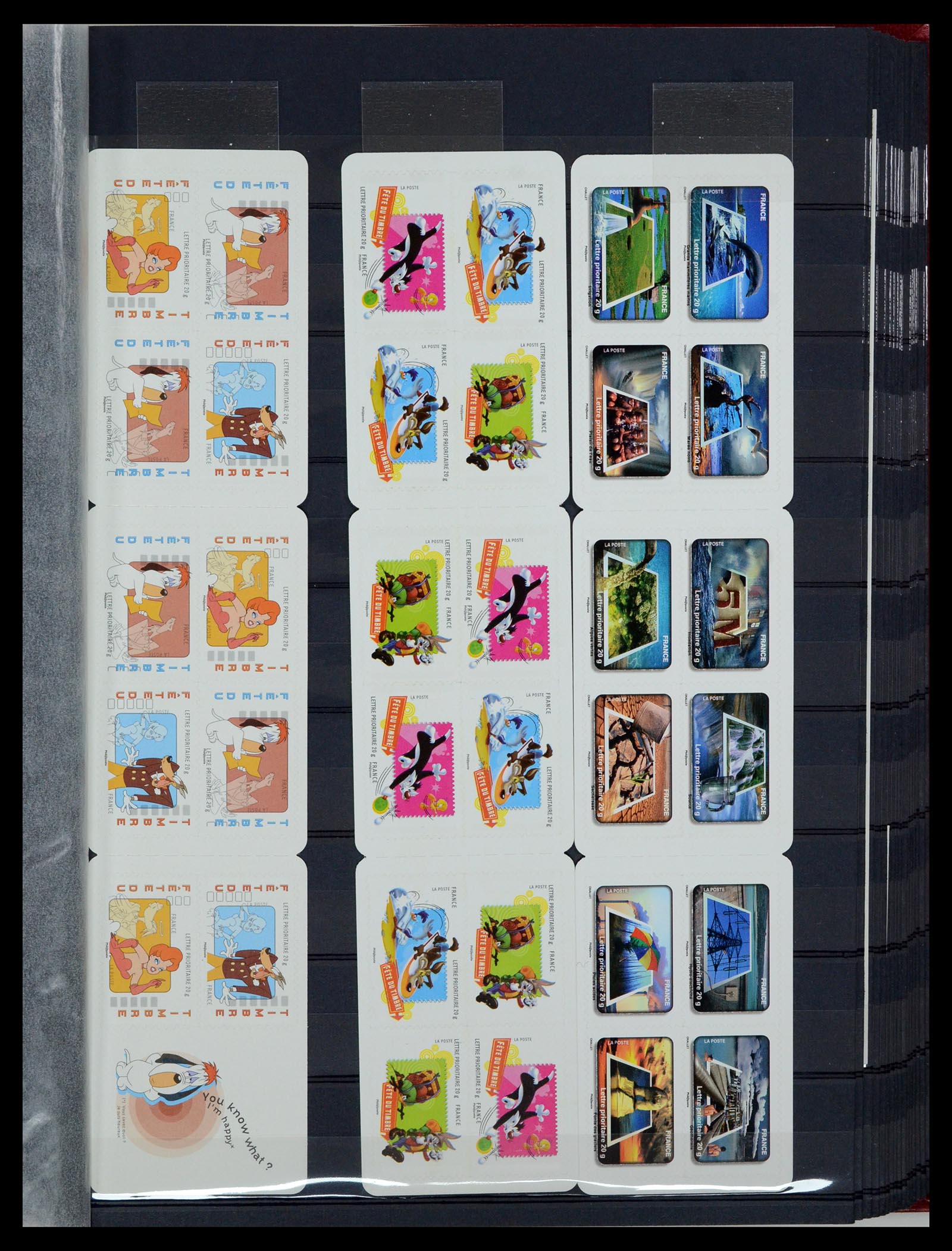 36728 031 - Postzegelverzameling 36728 Frankrijk postzegelboekjes 1952-2011.