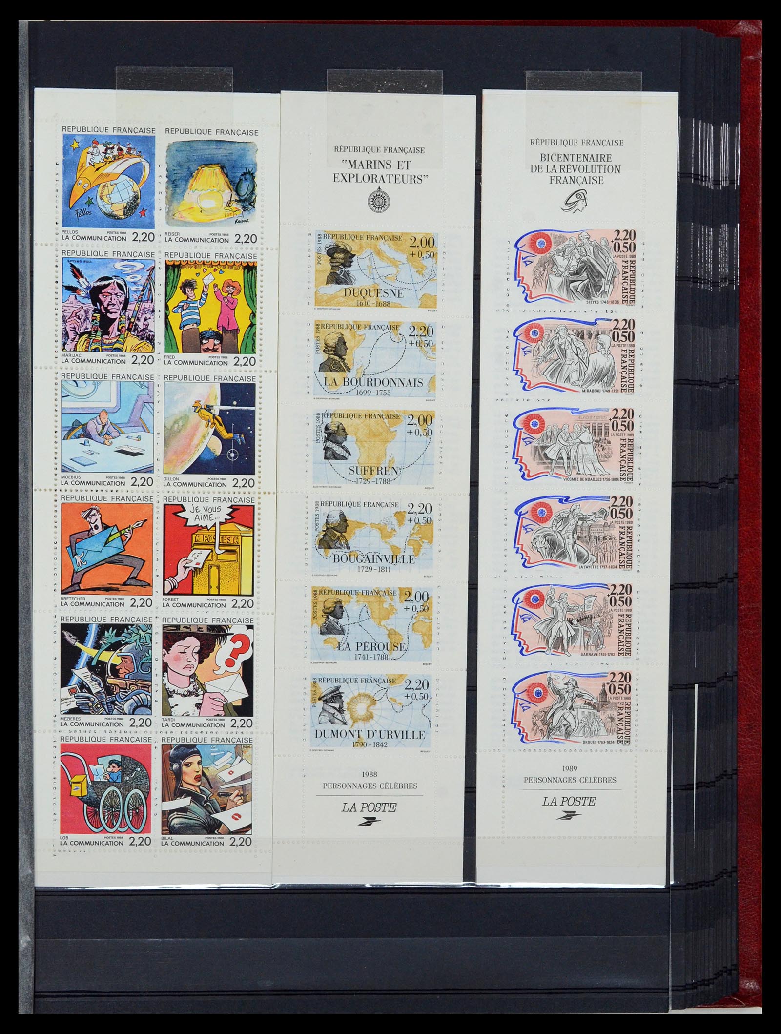 36728 033 - Postzegelverzameling 36728 Frankrijk postzegelboekjes 1952-2011.