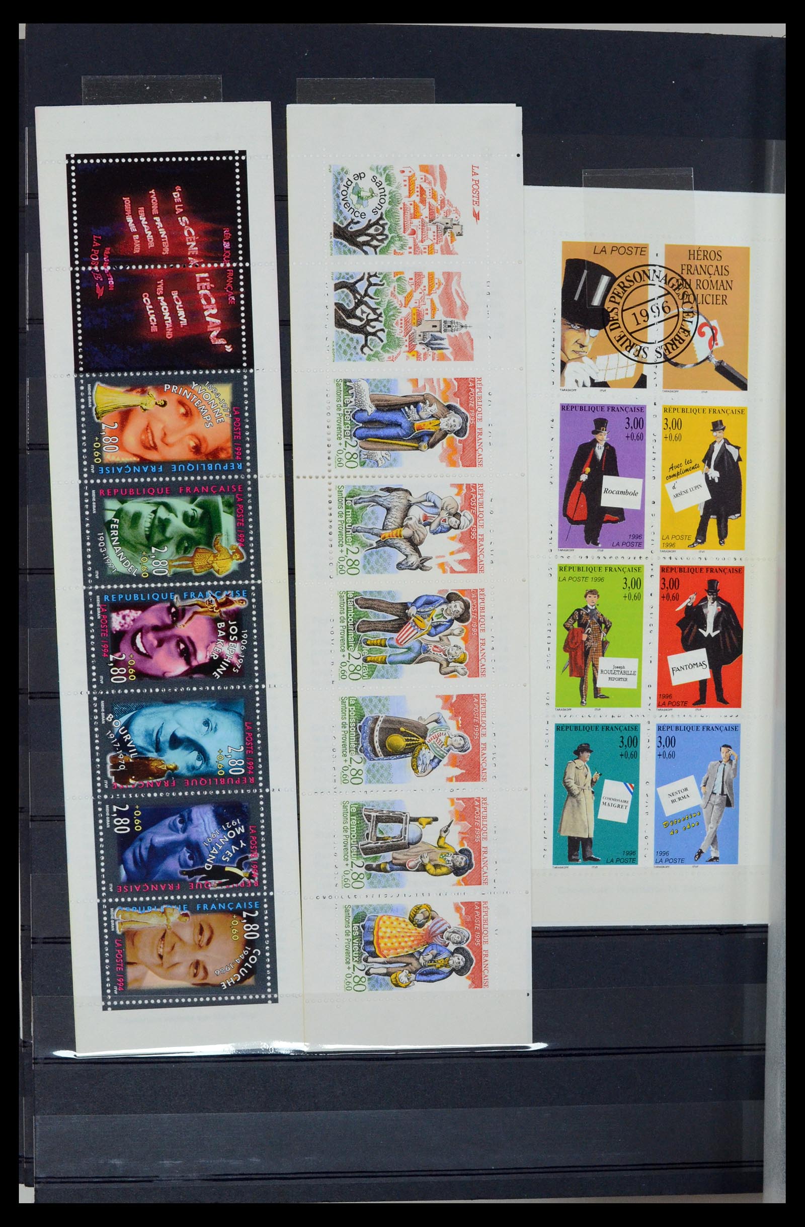 36728 036 - Postzegelverzameling 36728 Frankrijk postzegelboekjes 1952-2011.