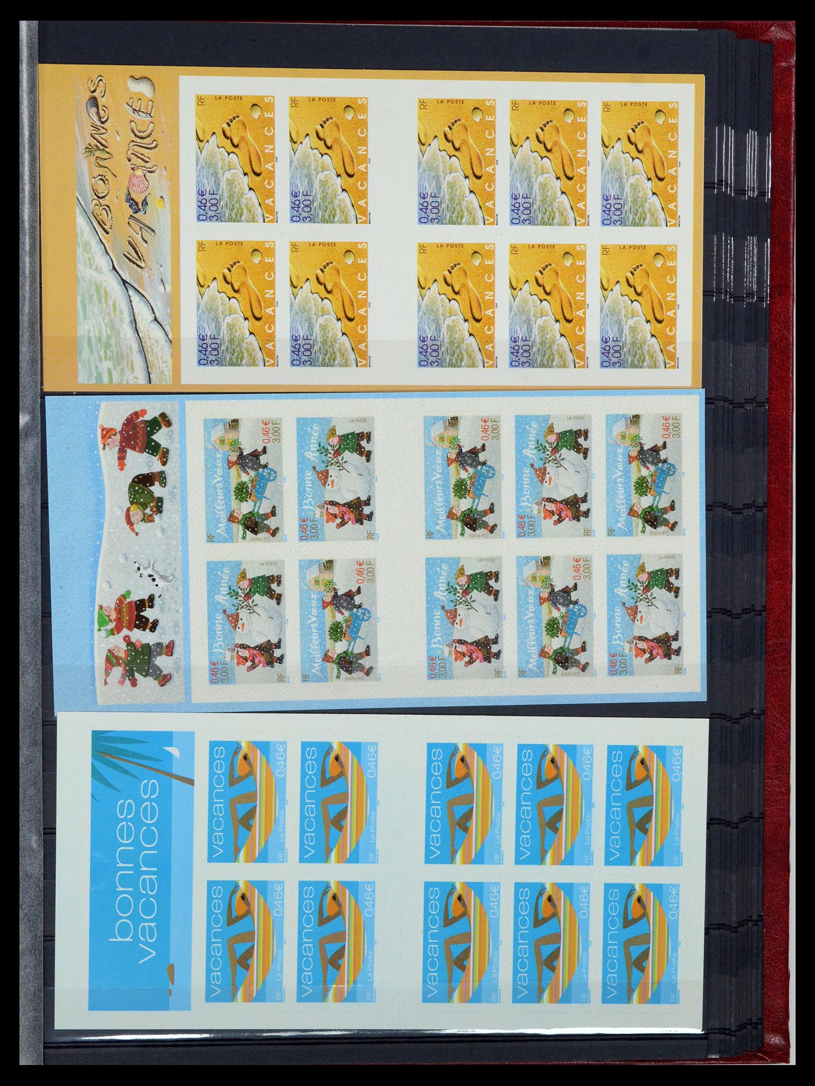 36728 039 - Postzegelverzameling 36728 Frankrijk postzegelboekjes 1952-2011.