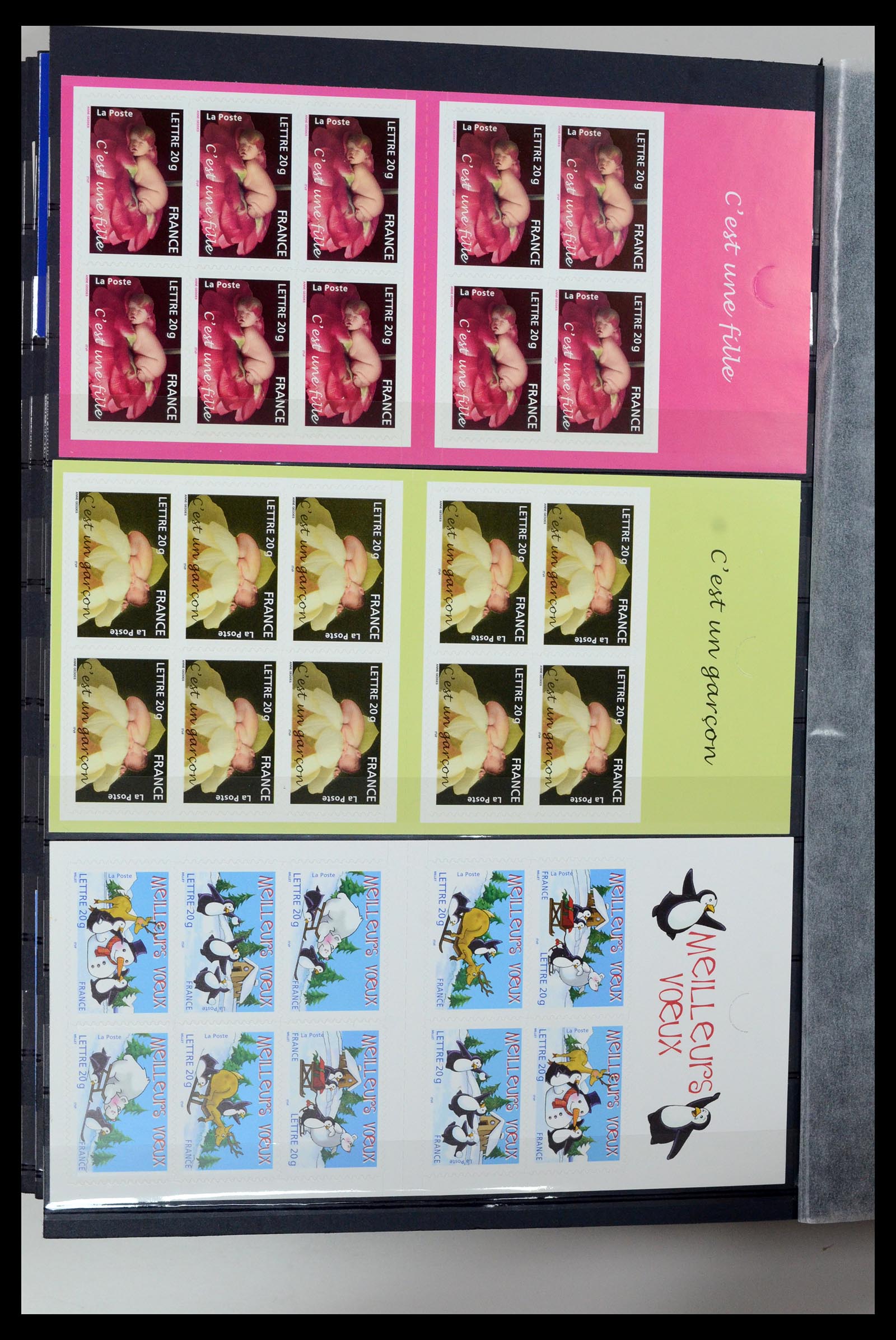 36728 042 - Postzegelverzameling 36728 Frankrijk postzegelboekjes 1952-2011.