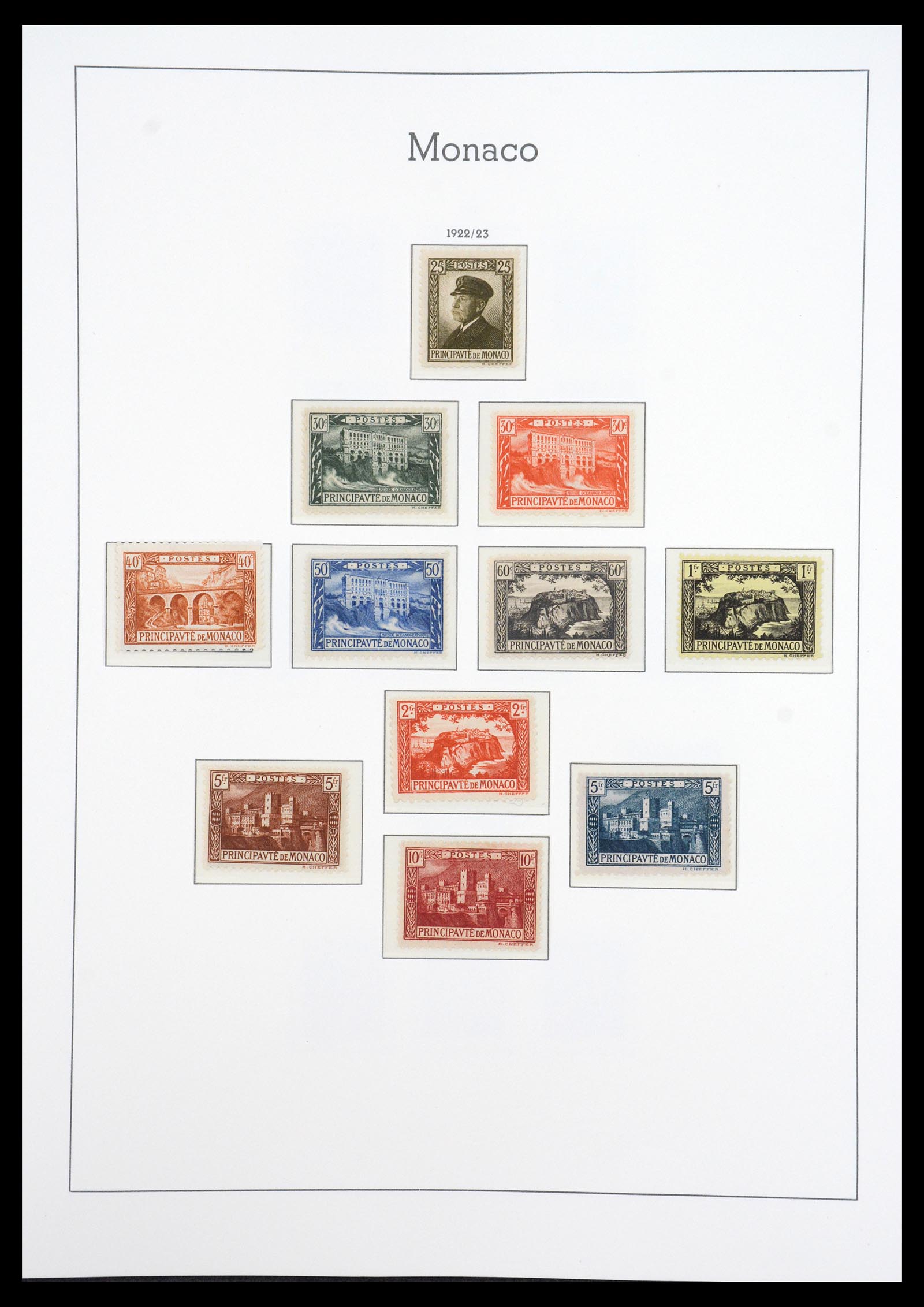 36735 004 - Postzegelverzameling 36735 Monaco 1885-1966.