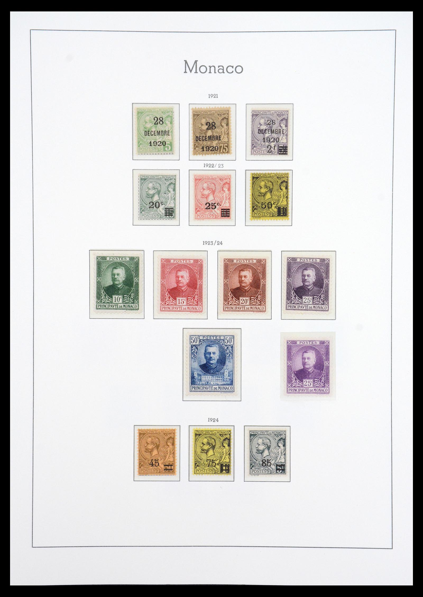 36735 005 - Postzegelverzameling 36735 Monaco 1885-1966.