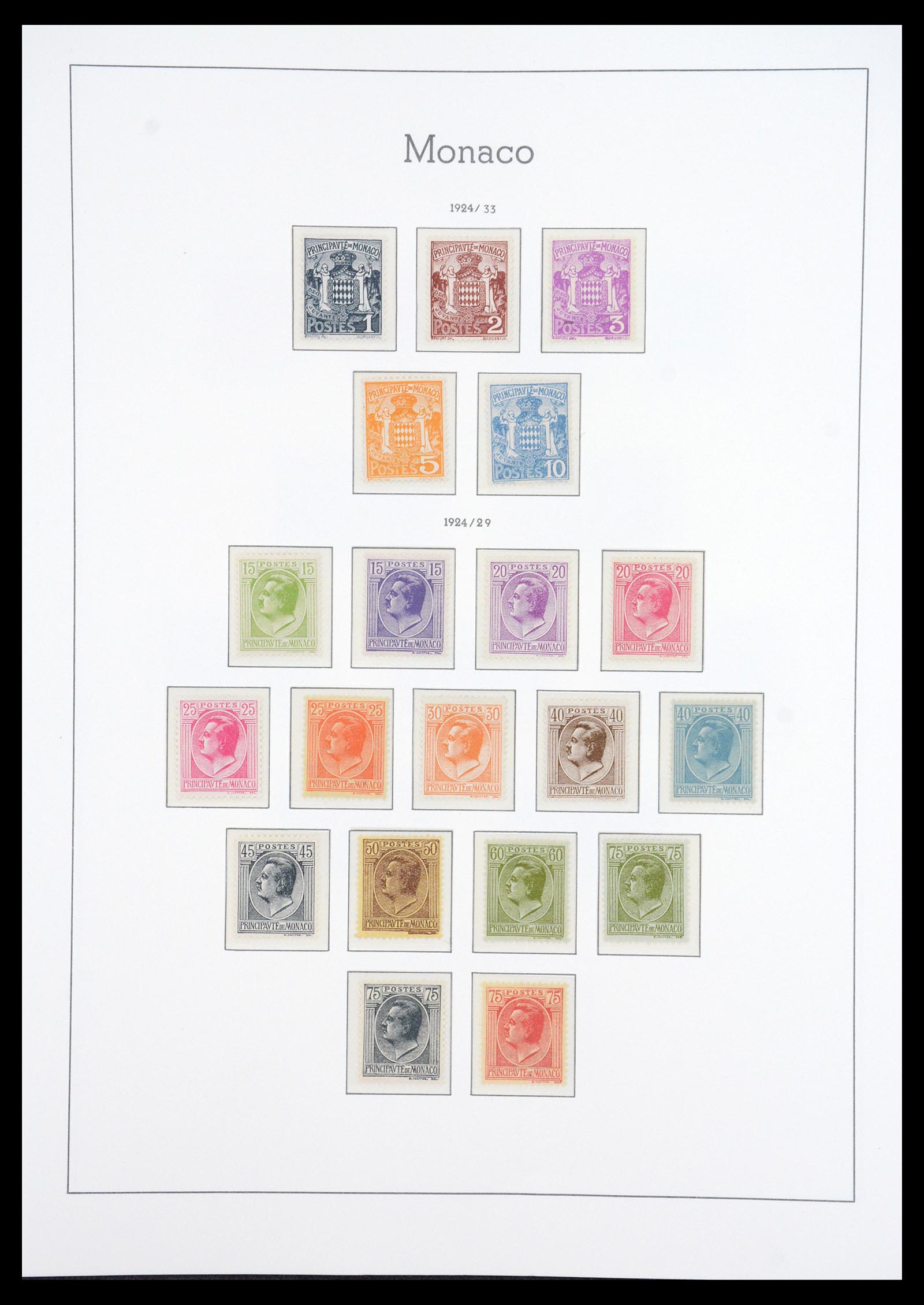 36735 006 - Postzegelverzameling 36735 Monaco 1885-1966.