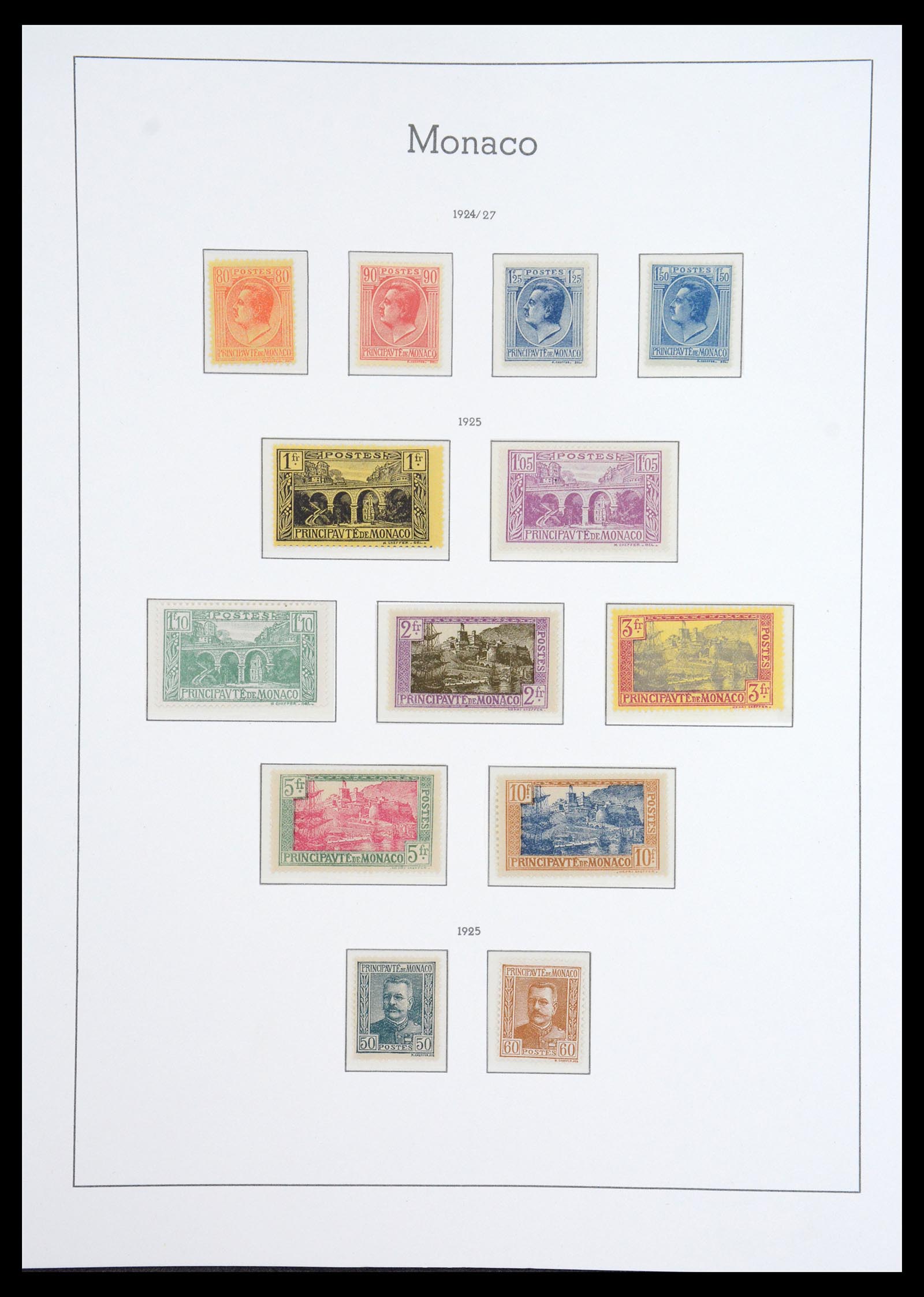 36735 007 - Postzegelverzameling 36735 Monaco 1885-1966.
