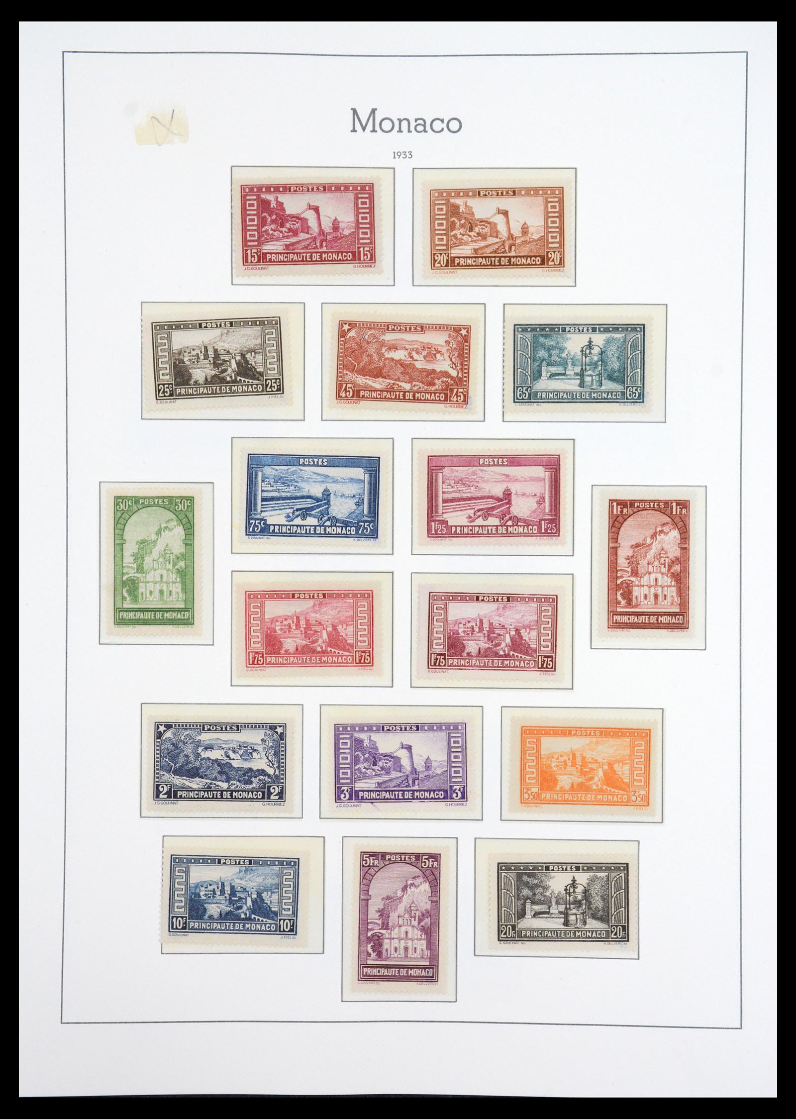 36735 011 - Postzegelverzameling 36735 Monaco 1885-1966.