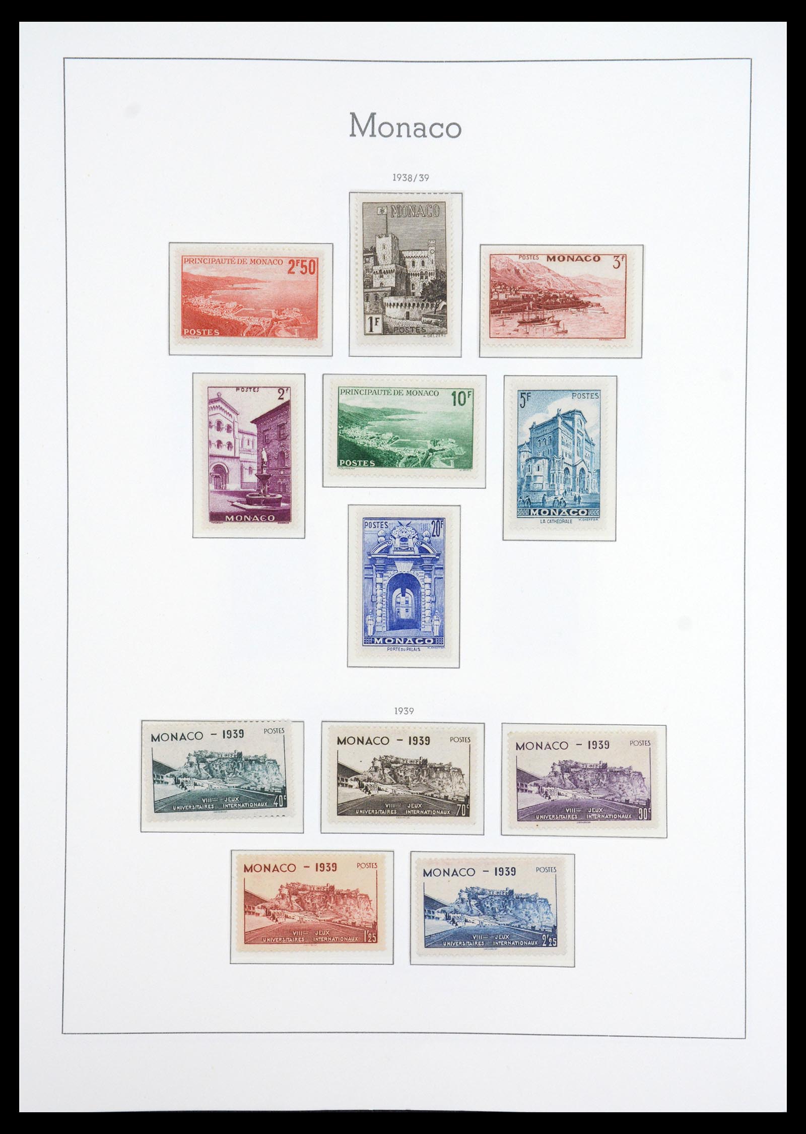 36735 016 - Postzegelverzameling 36735 Monaco 1885-1966.