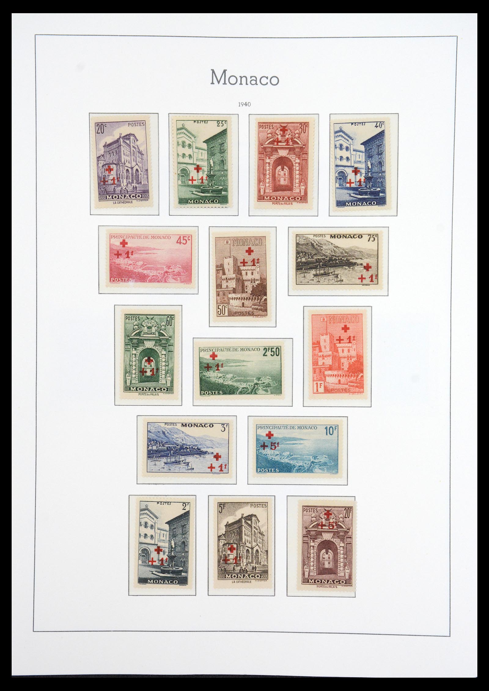 36735 018 - Postzegelverzameling 36735 Monaco 1885-1966.