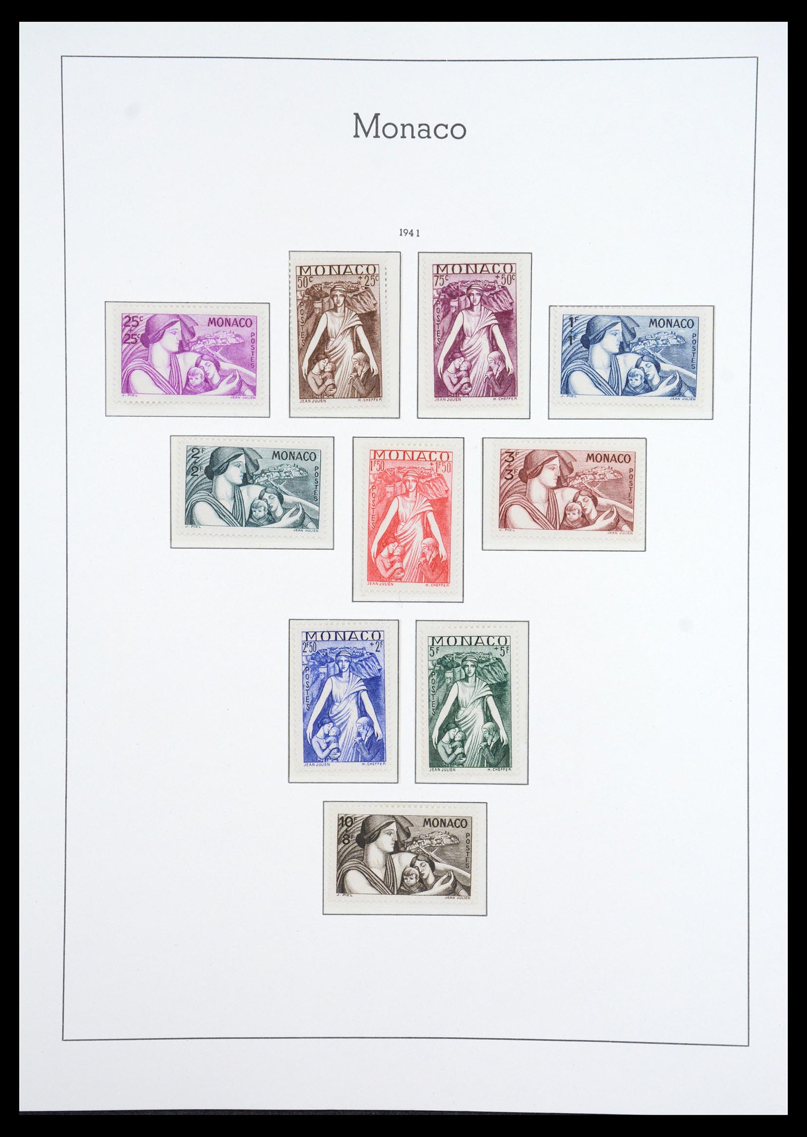 36735 021 - Postzegelverzameling 36735 Monaco 1885-1966.