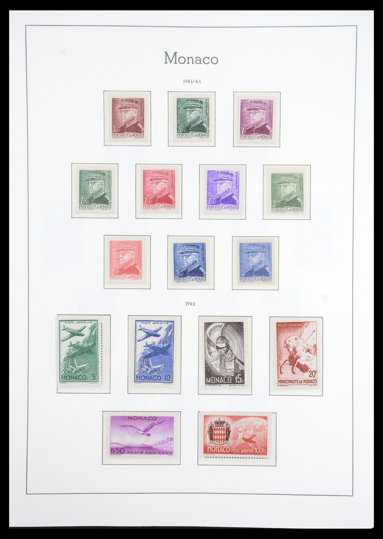 36735 022 - Postzegelverzameling 36735 Monaco 1885-1966.