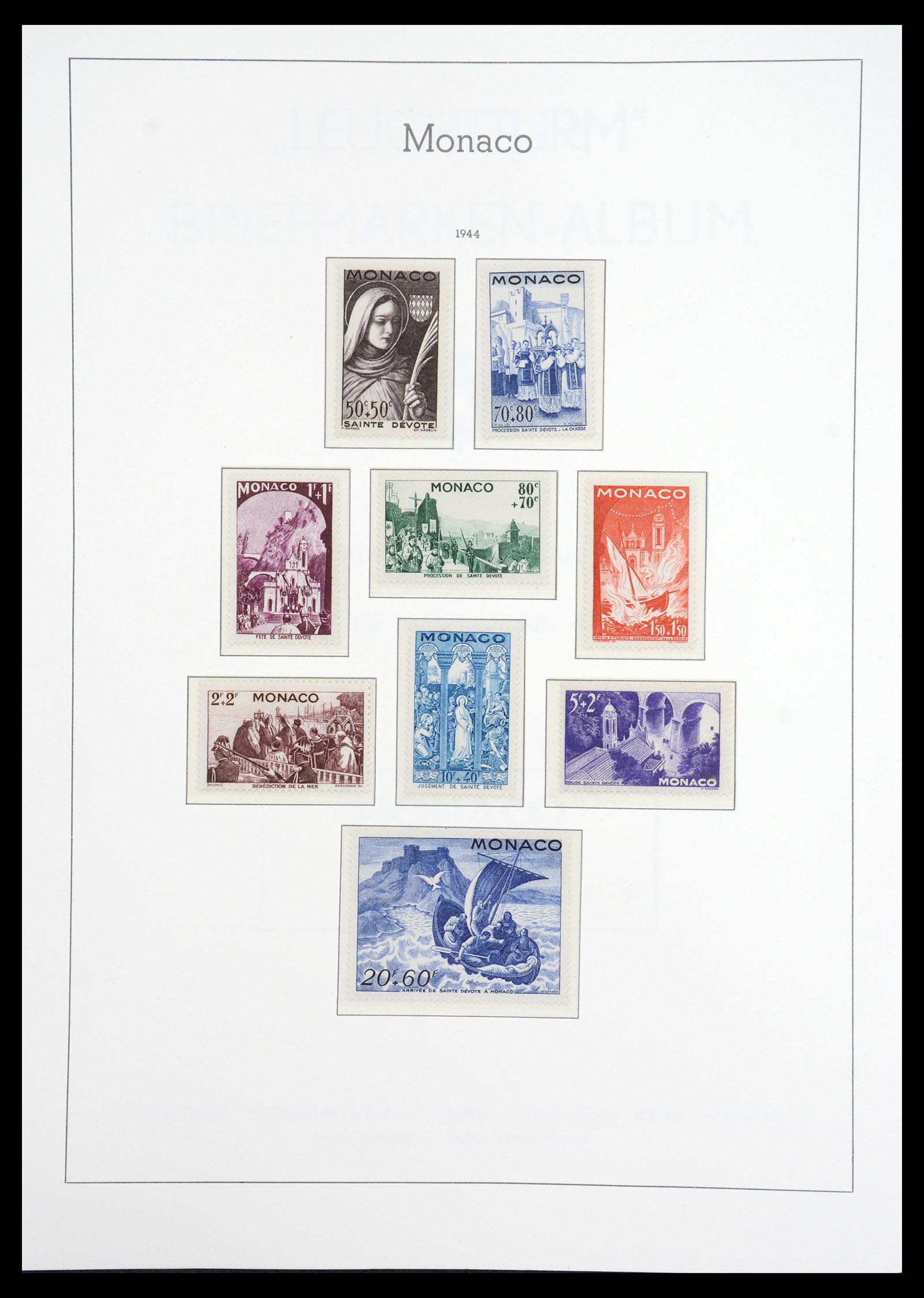 36735 024 - Stamp collection 36735 Monaco 1885-1966.
