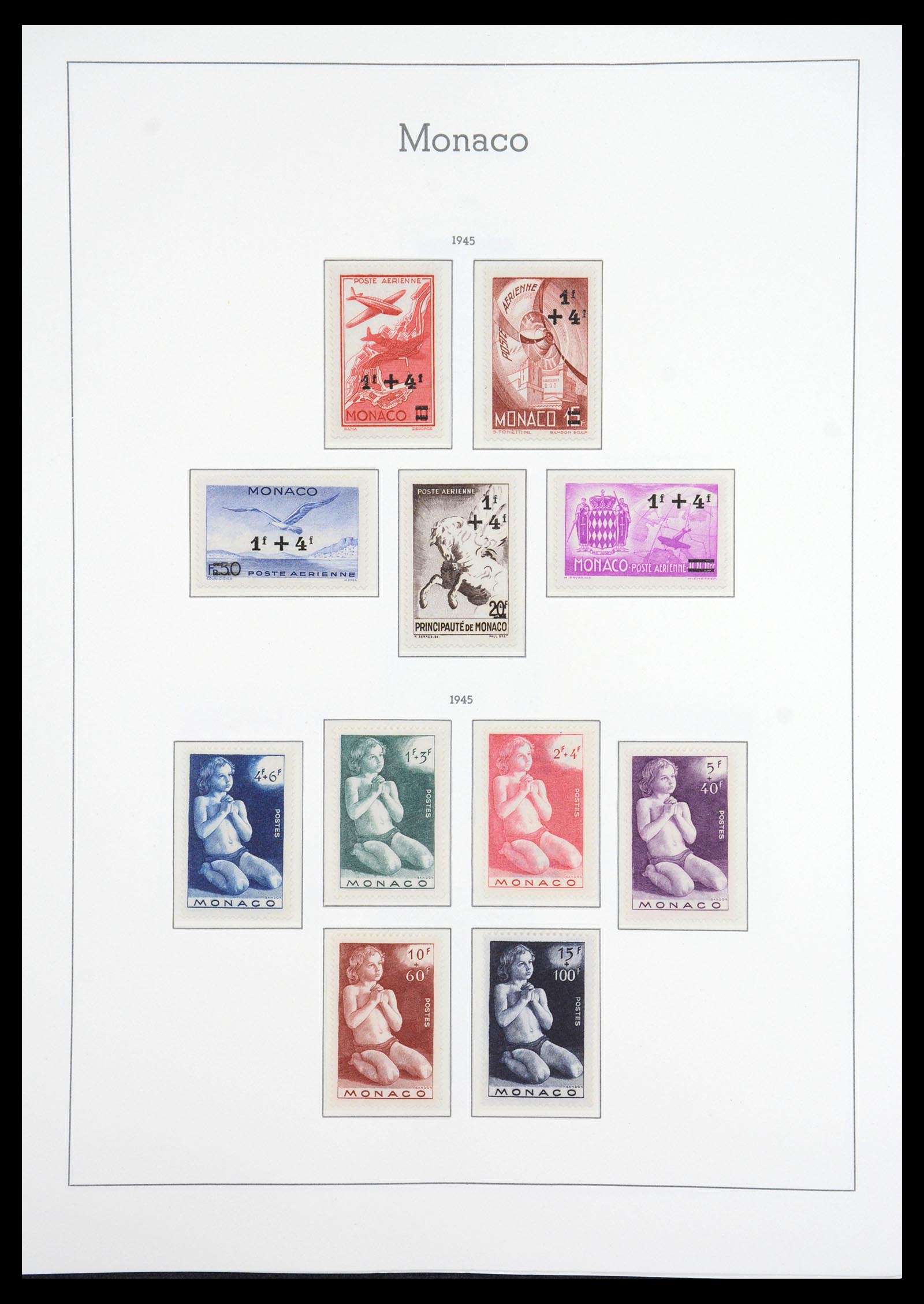 36735 025 - Postzegelverzameling 36735 Monaco 1885-1966.