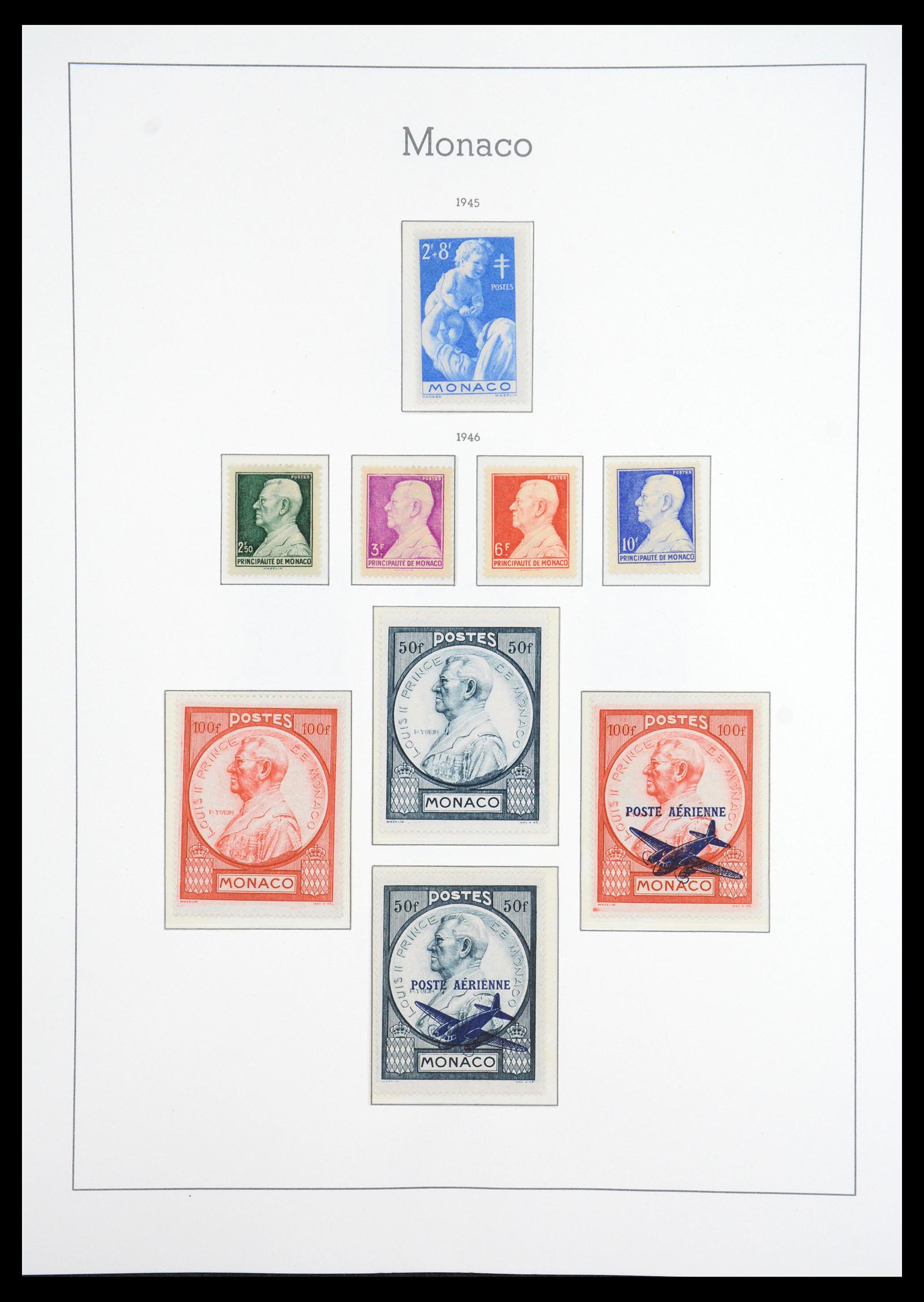 36735 026 - Postzegelverzameling 36735 Monaco 1885-1966.