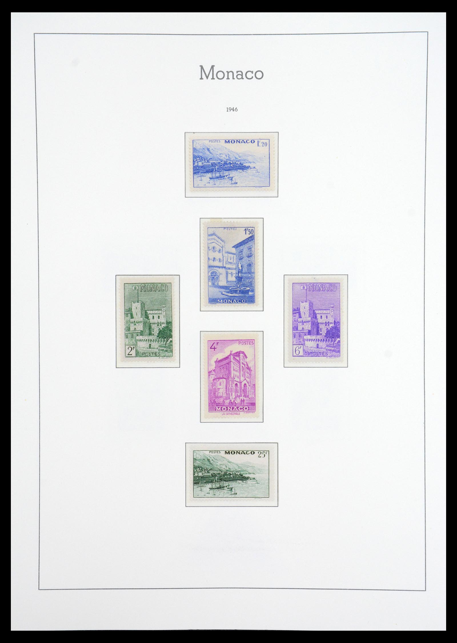 36735 027 - Postzegelverzameling 36735 Monaco 1885-1966.