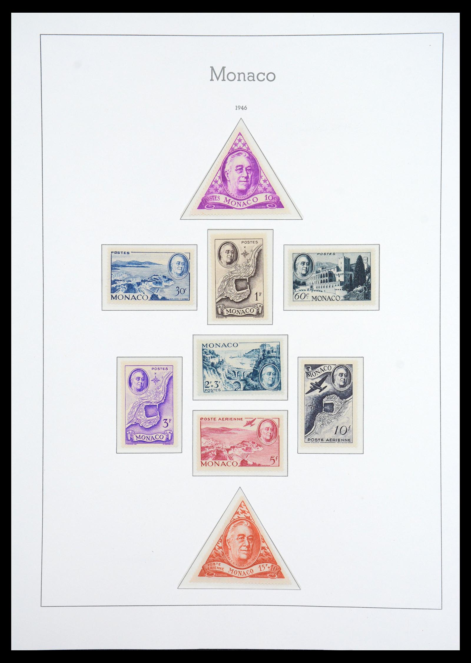 36735 028 - Postzegelverzameling 36735 Monaco 1885-1966.