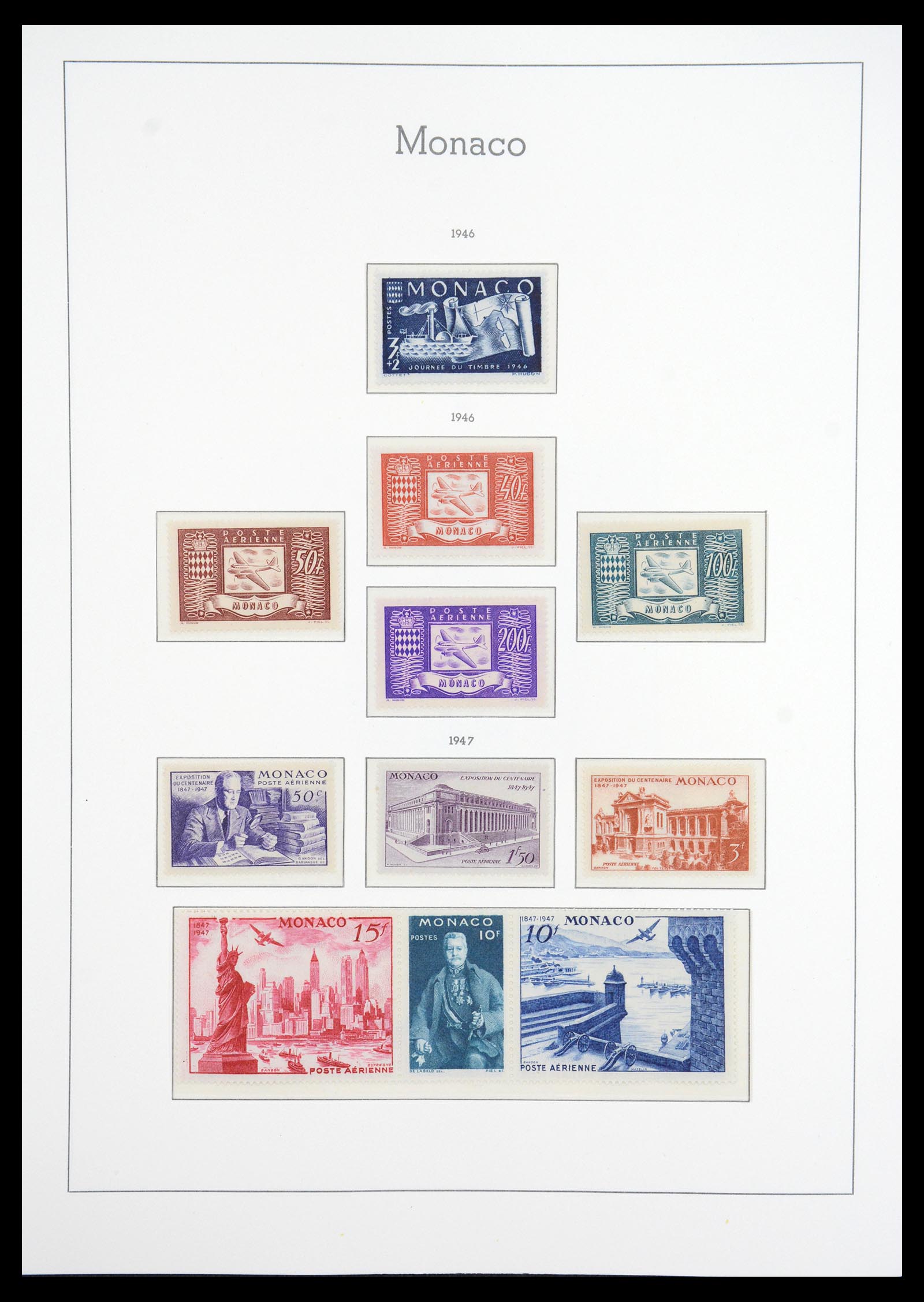 36735 029 - Postzegelverzameling 36735 Monaco 1885-1966.