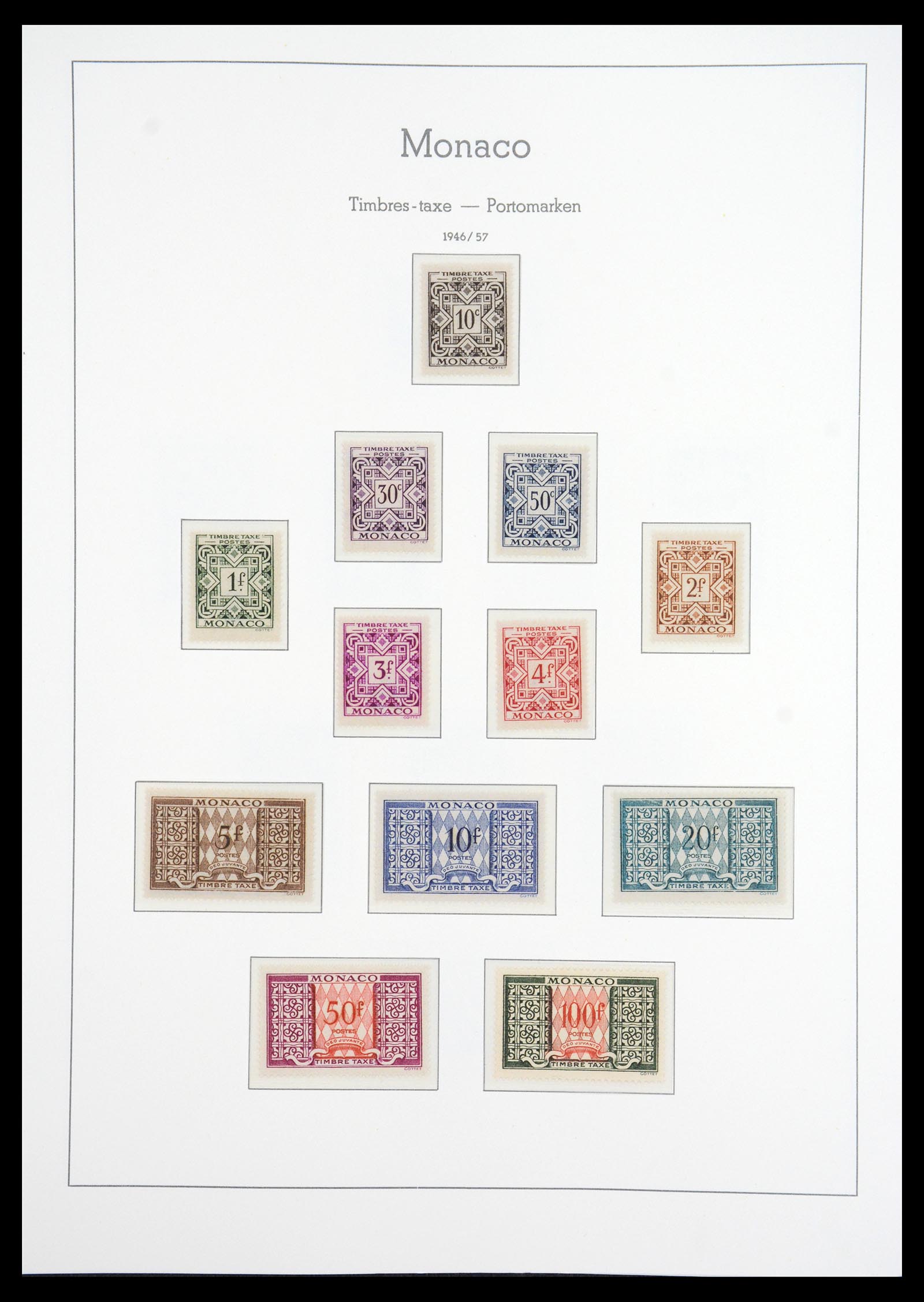 36735 031 - Postzegelverzameling 36735 Monaco 1885-1966.