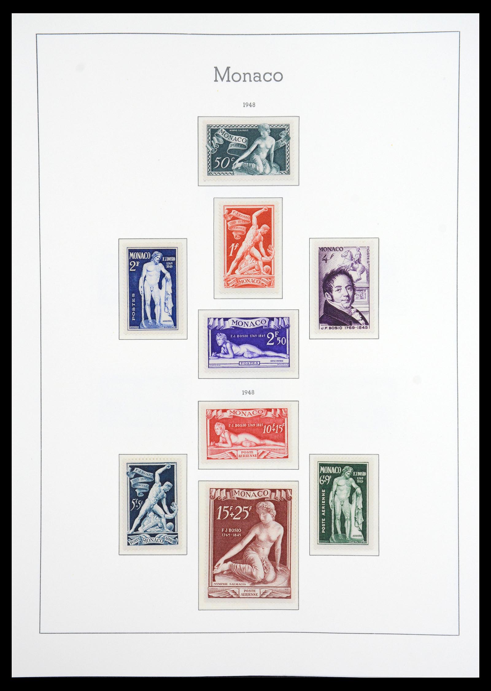 36735 033 - Postzegelverzameling 36735 Monaco 1885-1966.