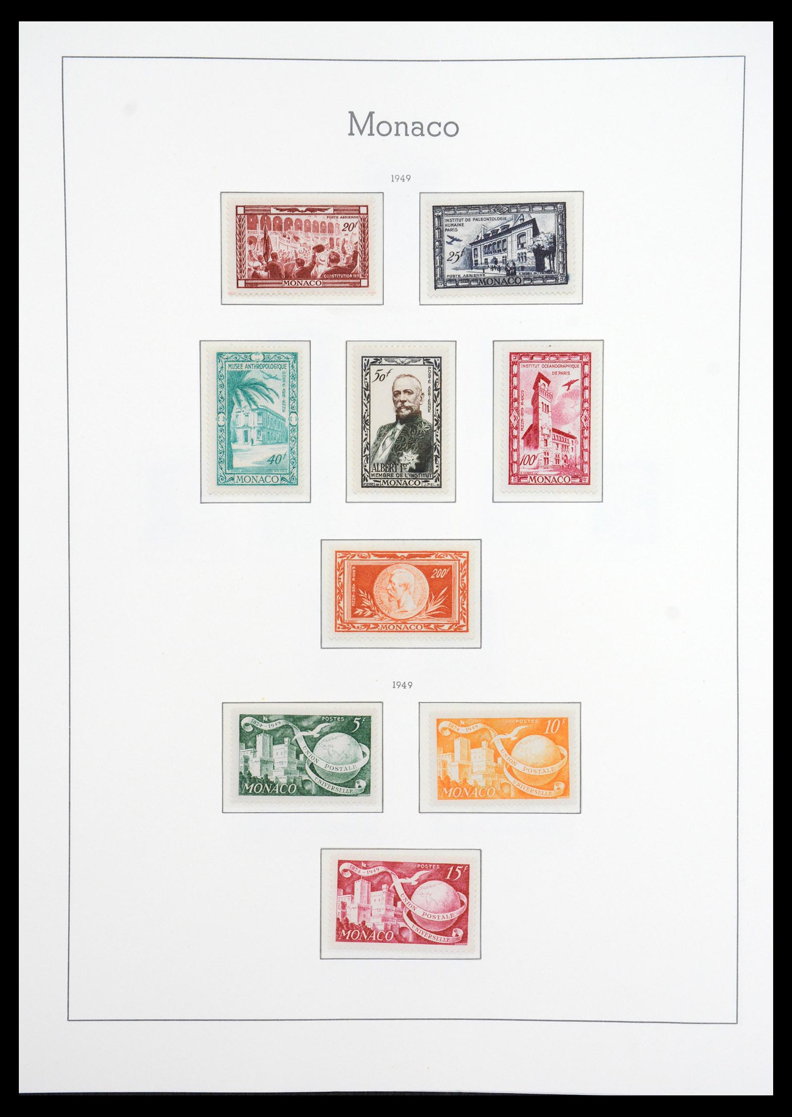 36735 035 - Postzegelverzameling 36735 Monaco 1885-1966.