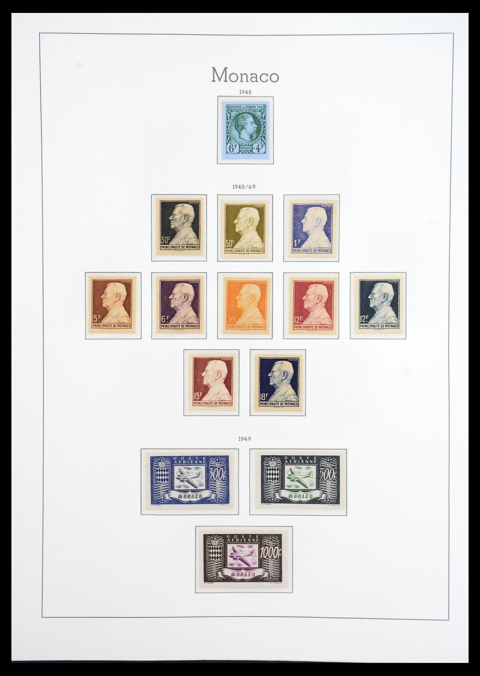 36735 036 - Postzegelverzameling 36735 Monaco 1885-1966.