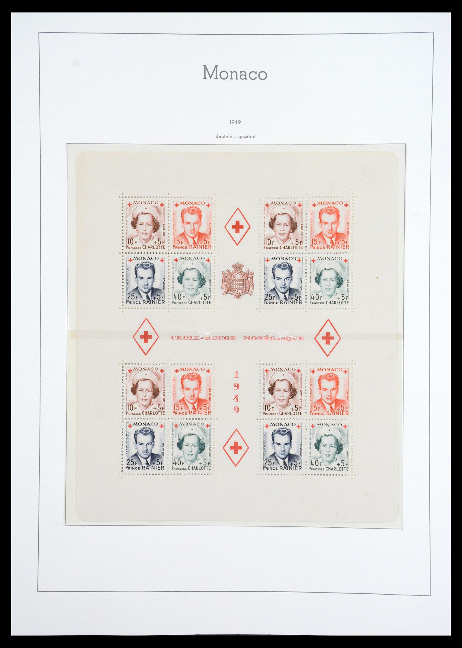 36735 038 - Postzegelverzameling 36735 Monaco 1885-1966.