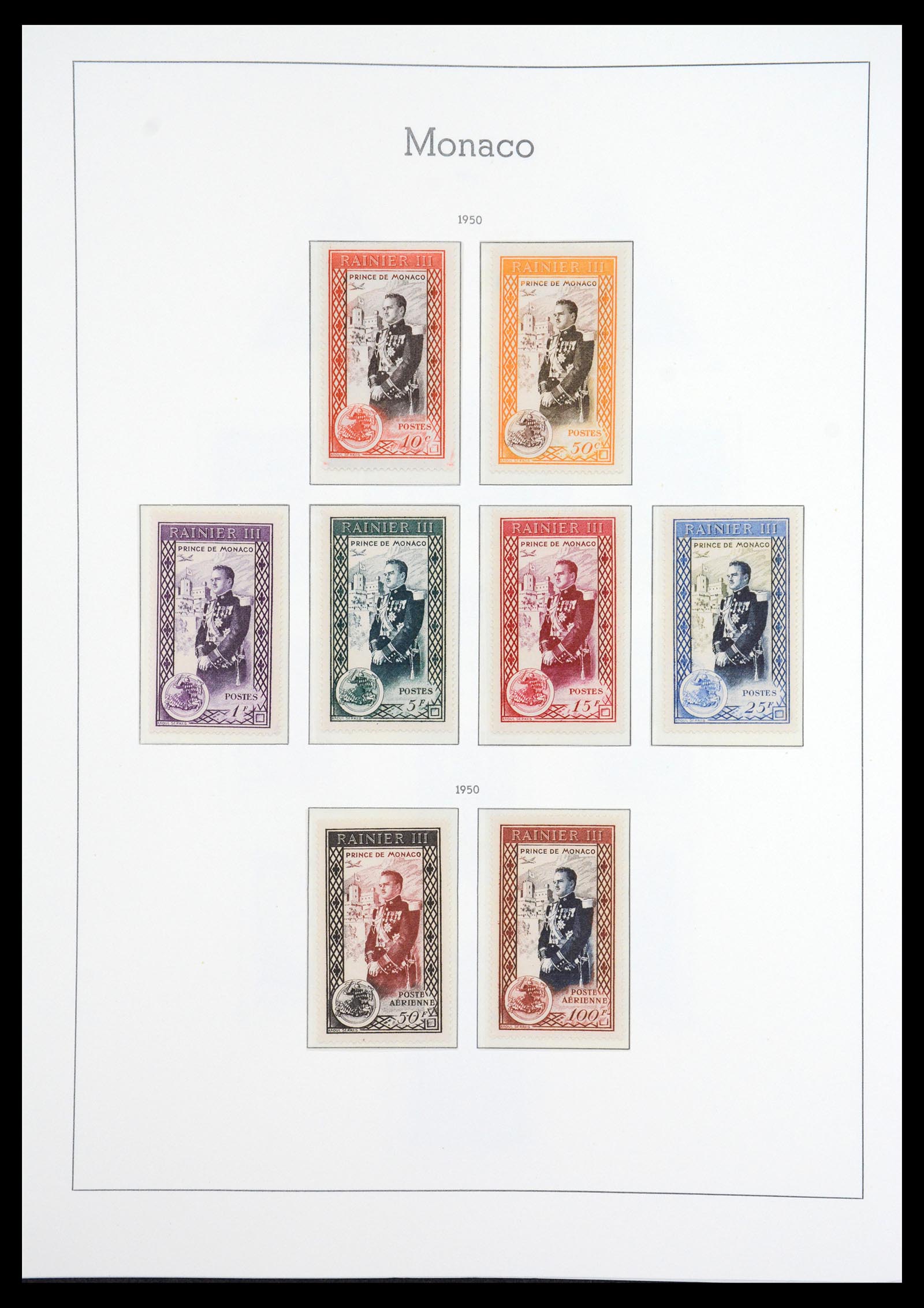 36735 041 - Postzegelverzameling 36735 Monaco 1885-1966.