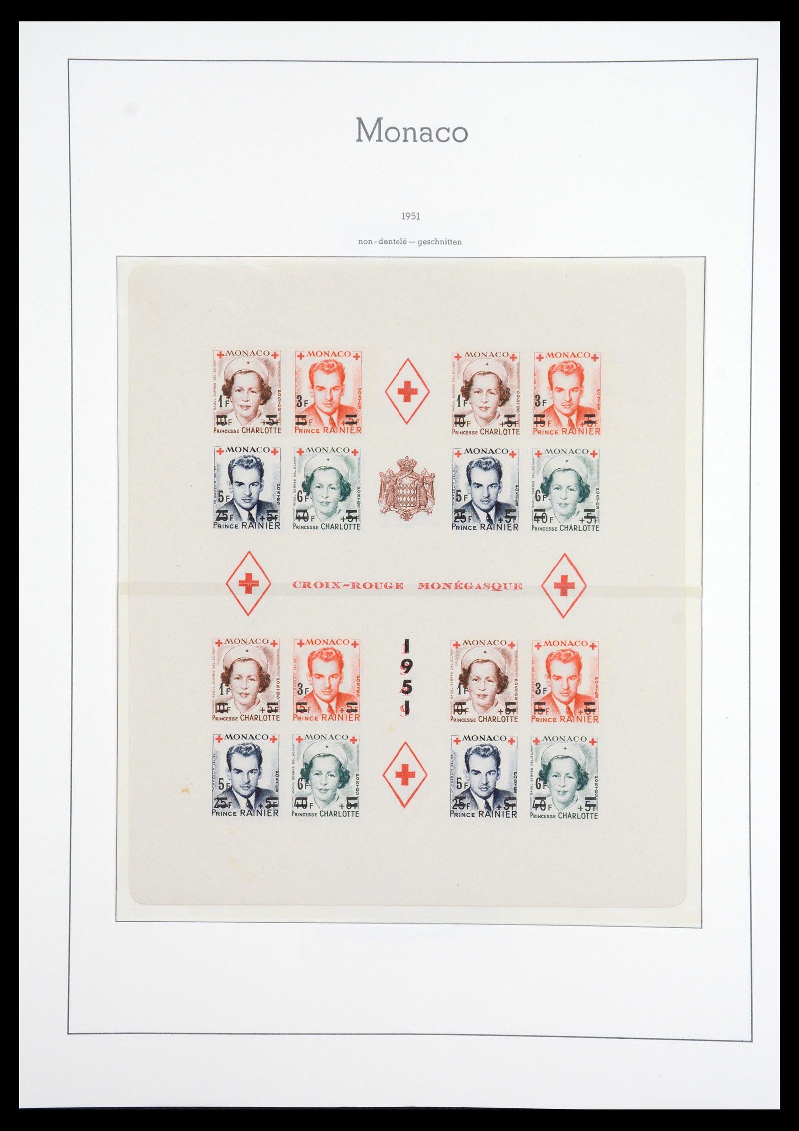 36735 045 - Postzegelverzameling 36735 Monaco 1885-1966.