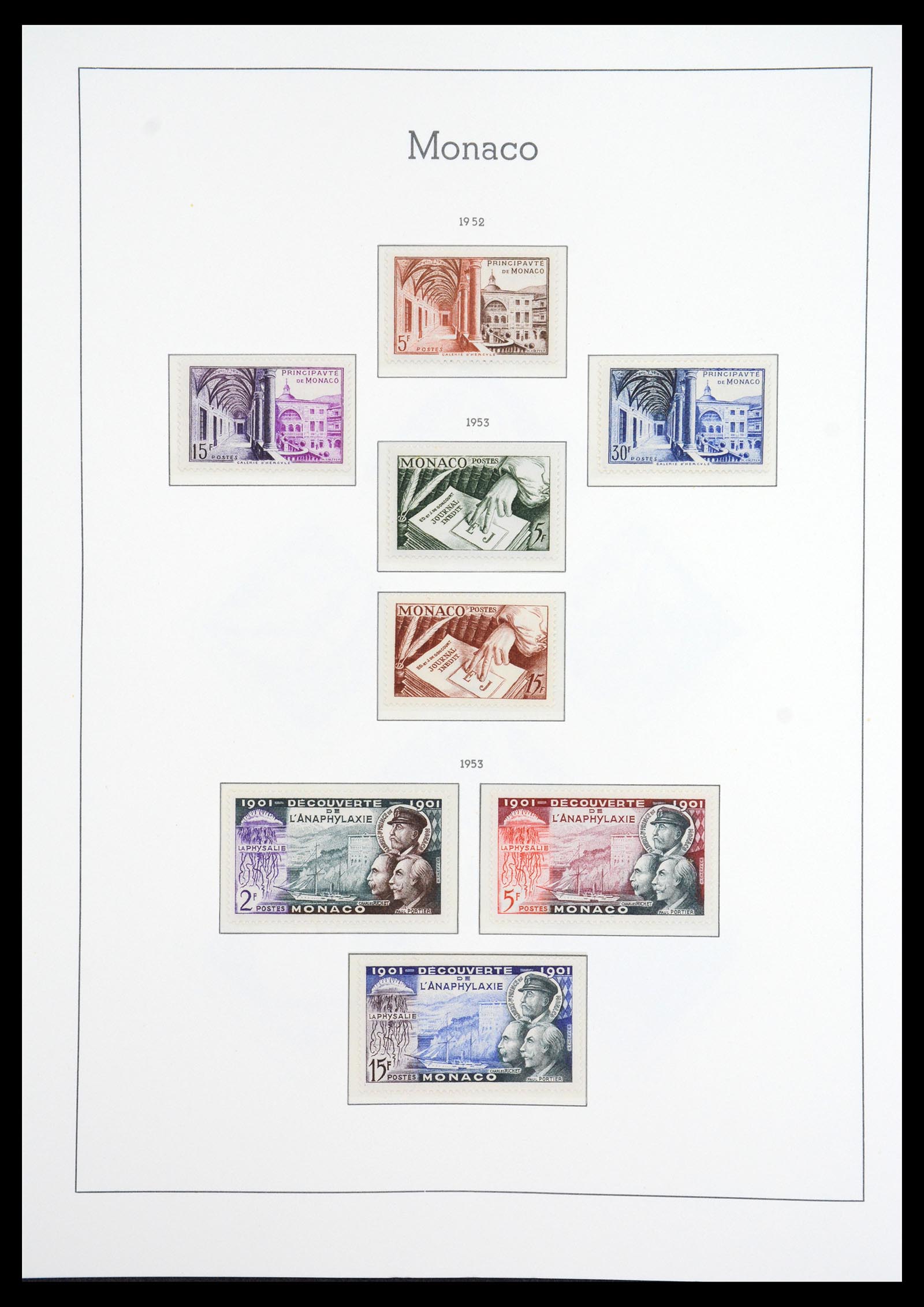 36735 046 - Postzegelverzameling 36735 Monaco 1885-1966.