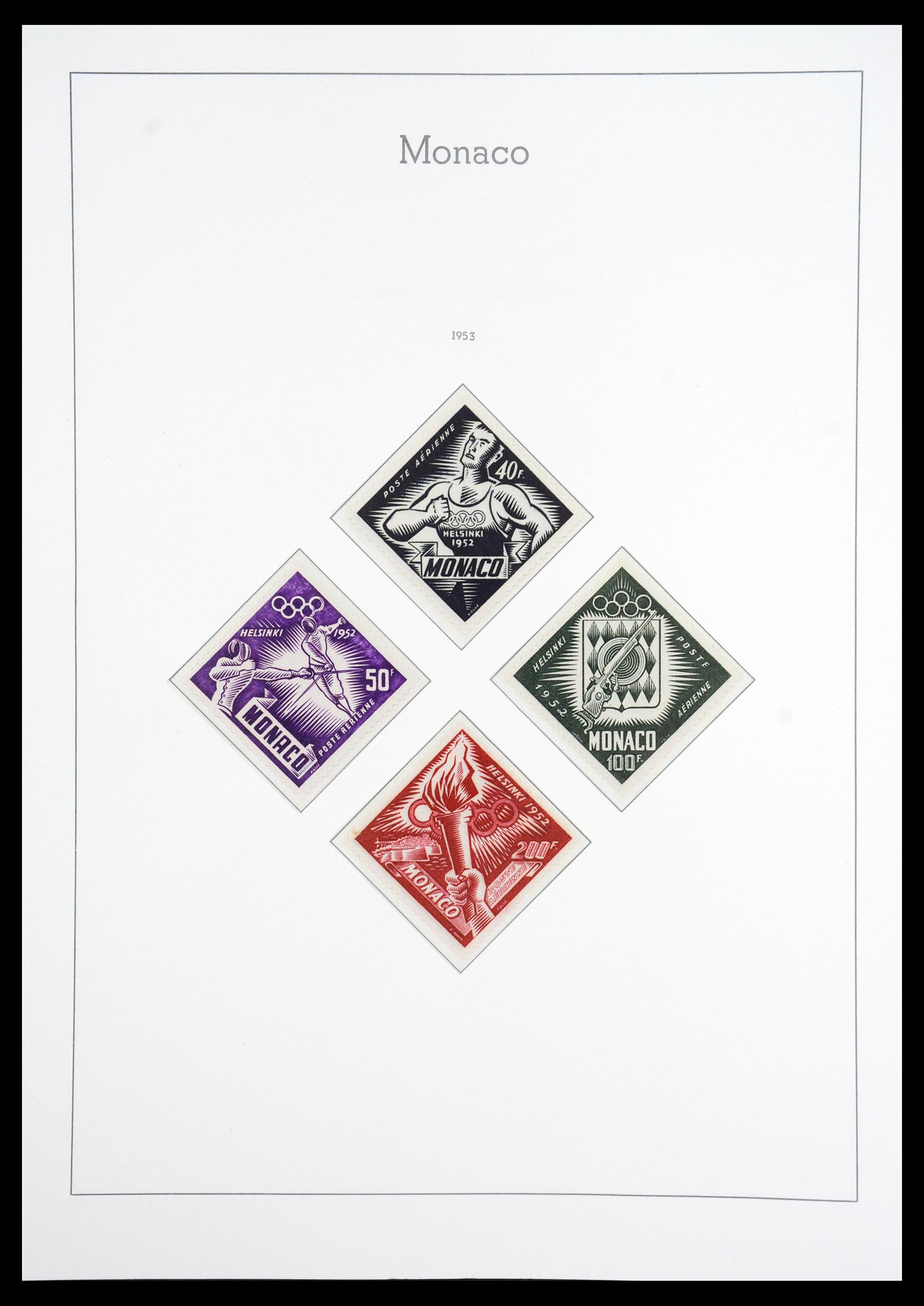 36735 048 - Postzegelverzameling 36735 Monaco 1885-1966.