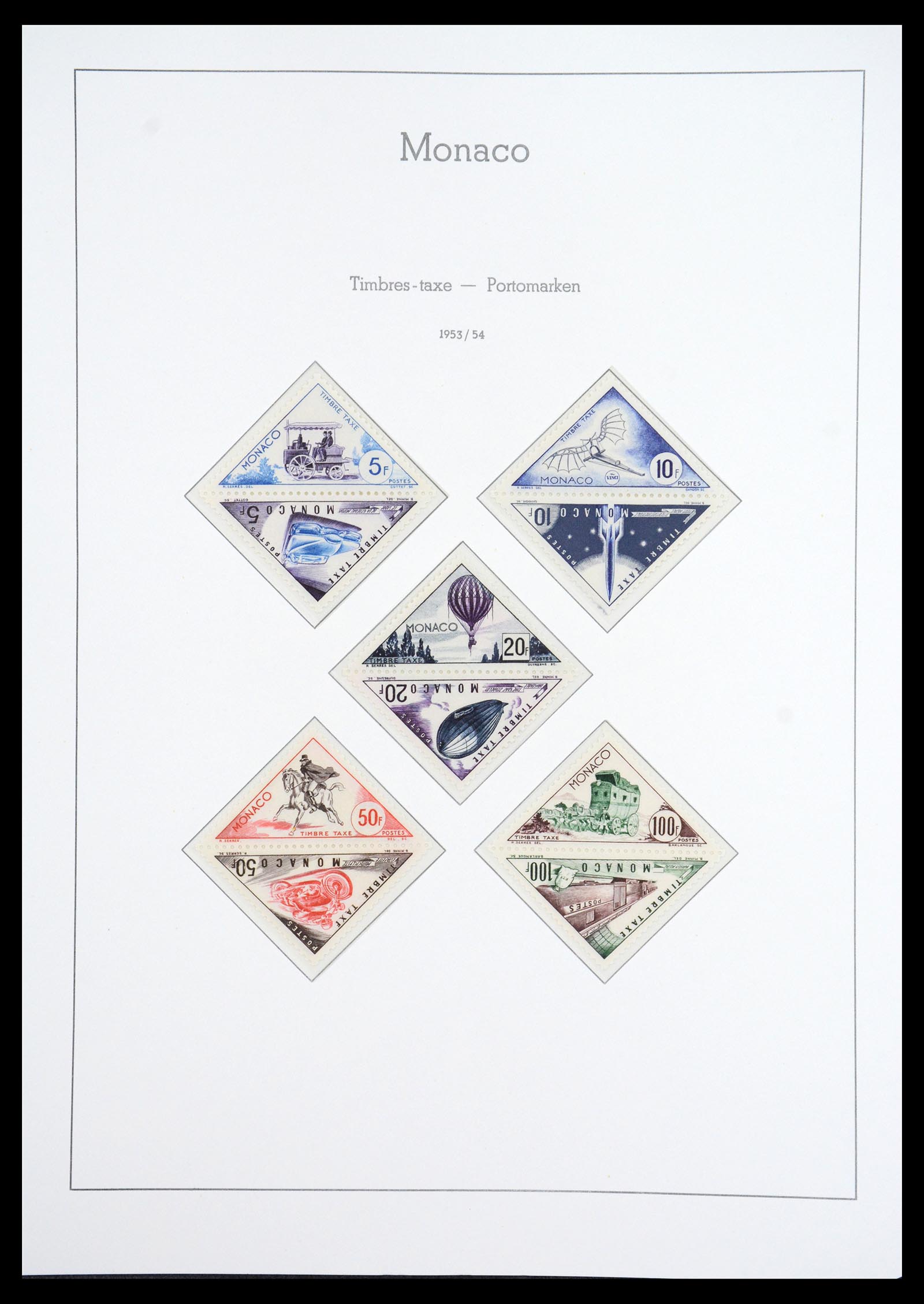 36735 050 - Postzegelverzameling 36735 Monaco 1885-1966.