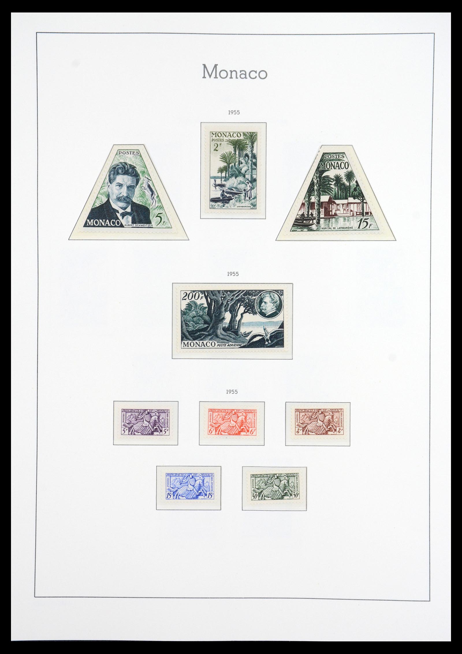 36735 053 - Postzegelverzameling 36735 Monaco 1885-1966.