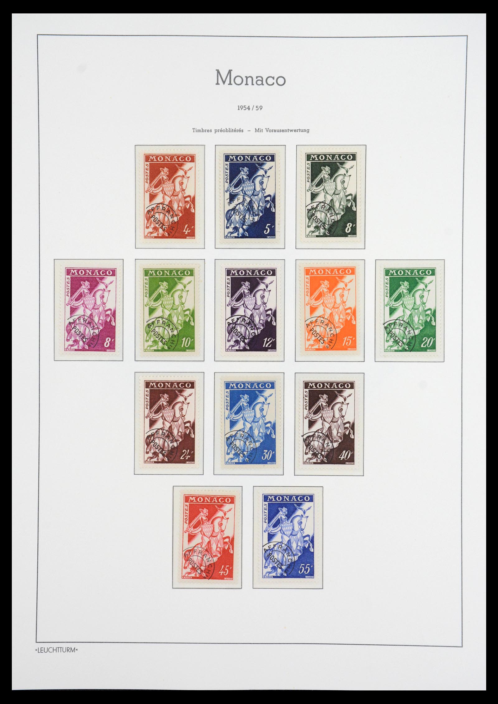 36735 054 - Postzegelverzameling 36735 Monaco 1885-1966.