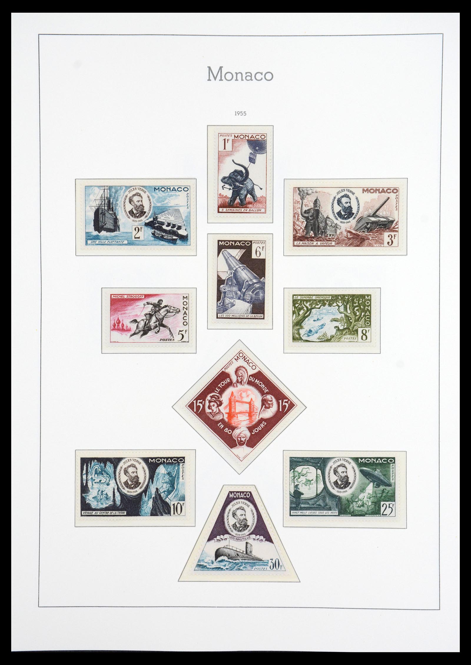 36735 058 - Postzegelverzameling 36735 Monaco 1885-1966.