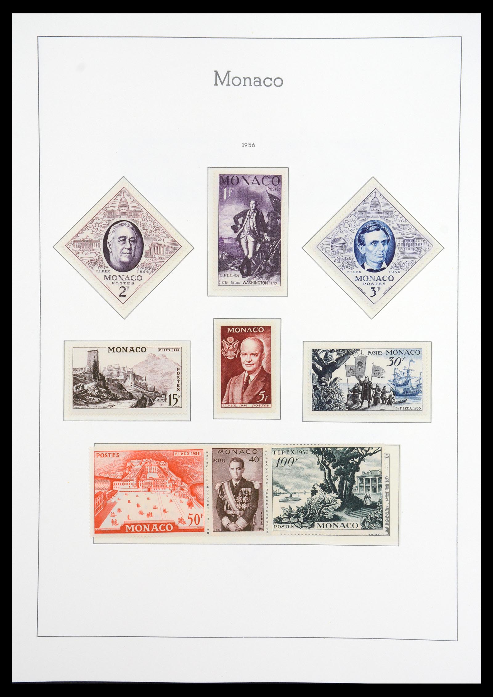36735 060 - Postzegelverzameling 36735 Monaco 1885-1966.