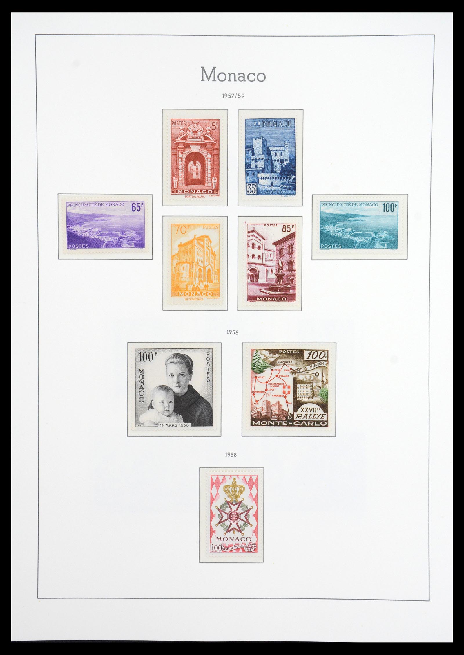 36735 065 - Stamp collection 36735 Monaco 1885-1966.