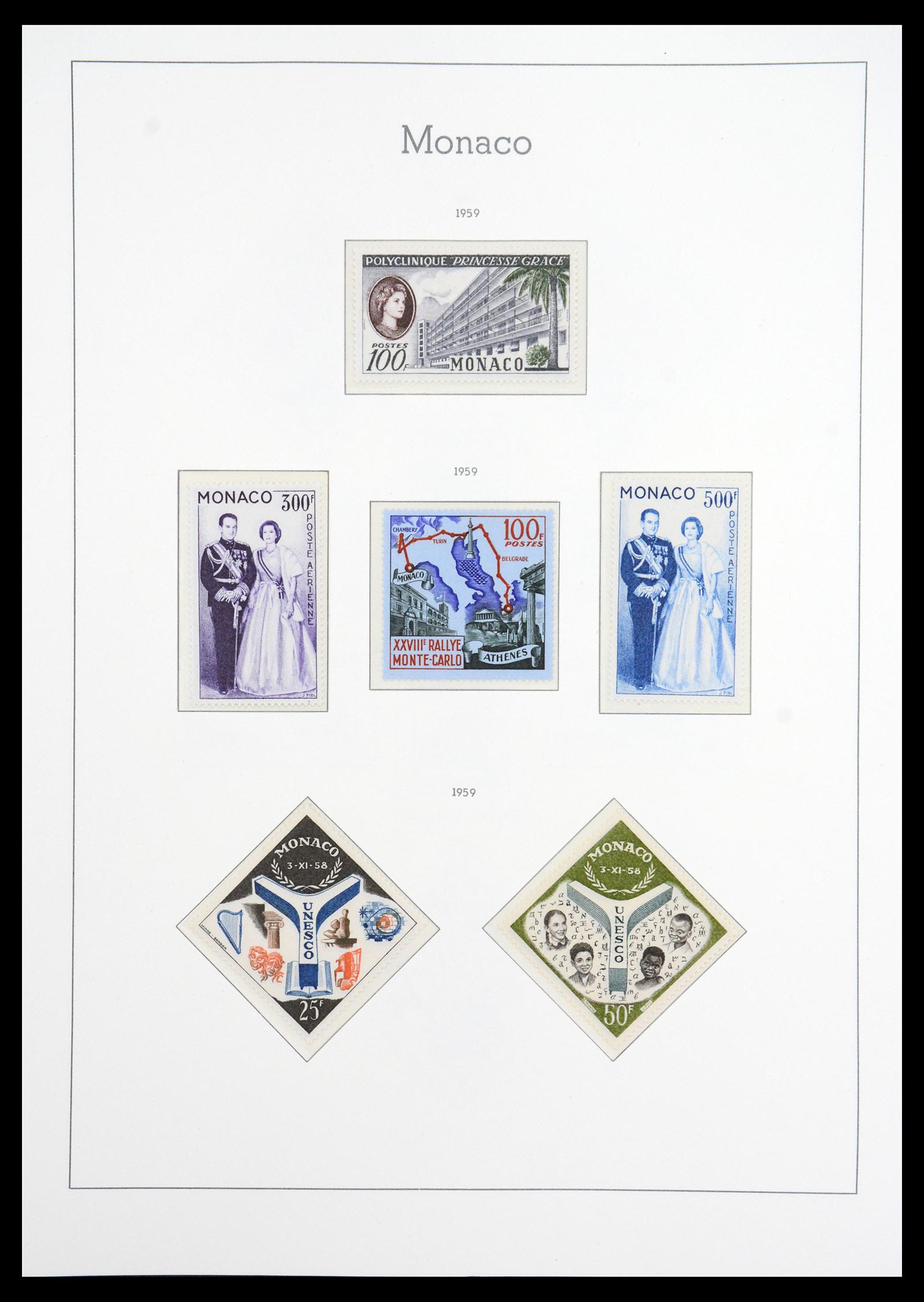 36735 068 - Stamp collection 36735 Monaco 1885-1966.