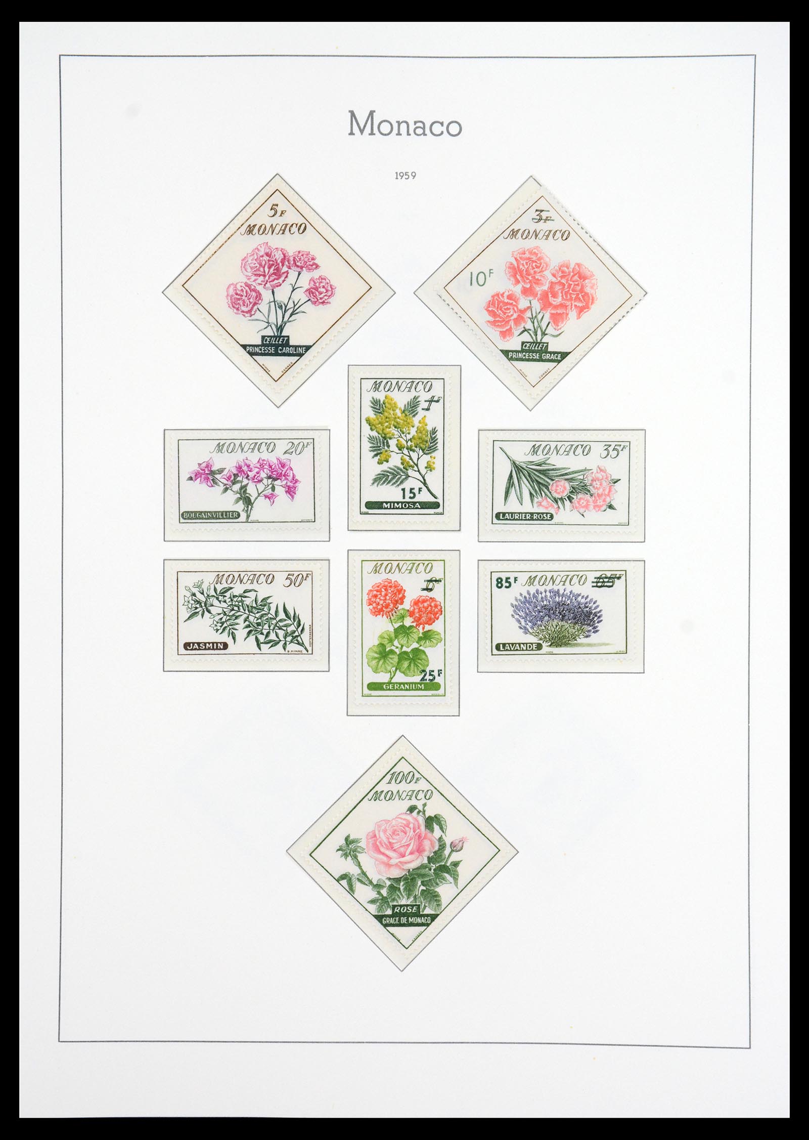 36735 069 - Stamp collection 36735 Monaco 1885-1966.