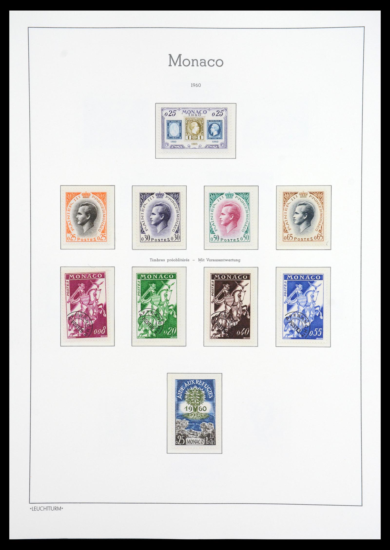 36735 072 - Stamp collection 36735 Monaco 1885-1966.