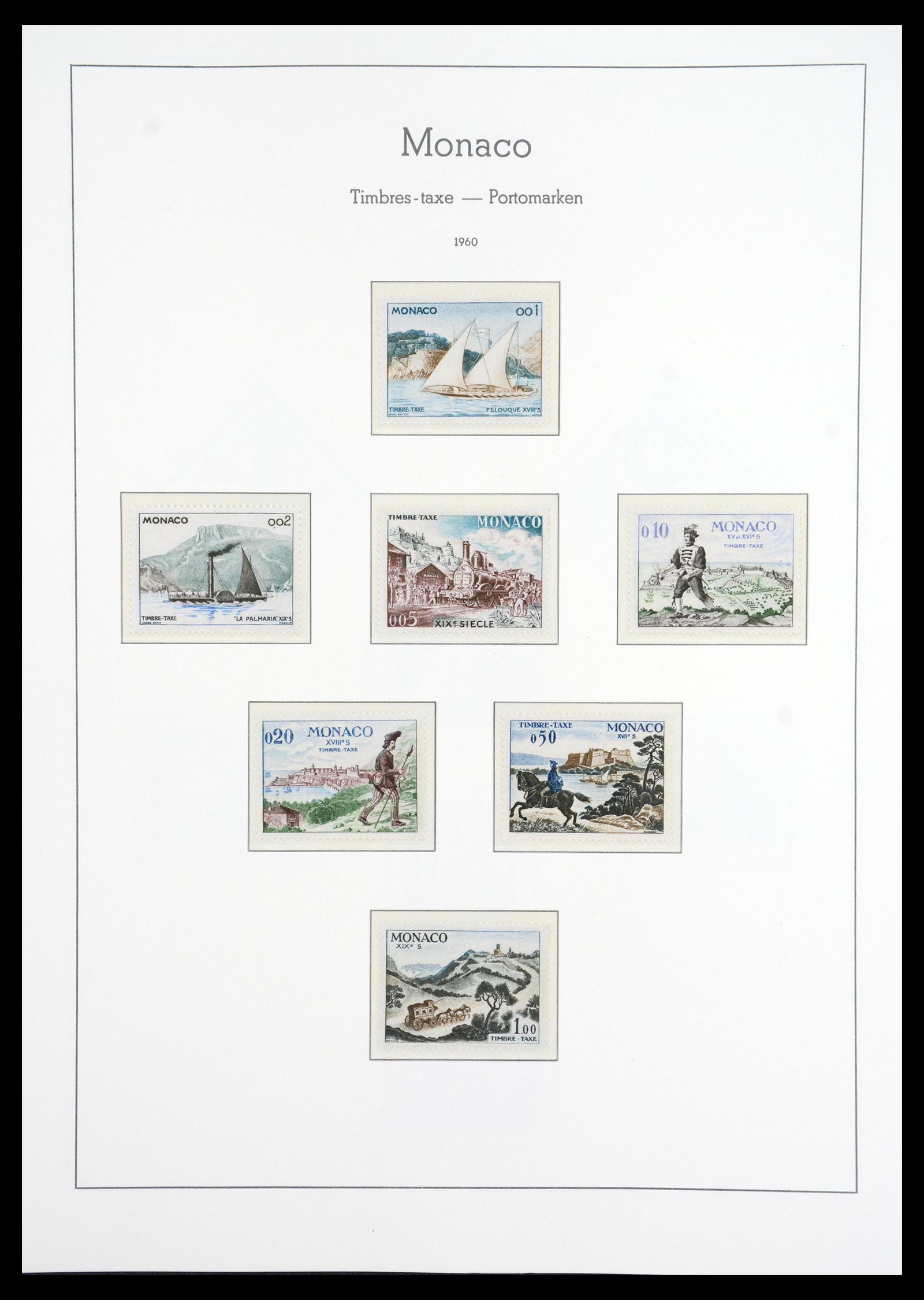36735 074 - Stamp collection 36735 Monaco 1885-1966.