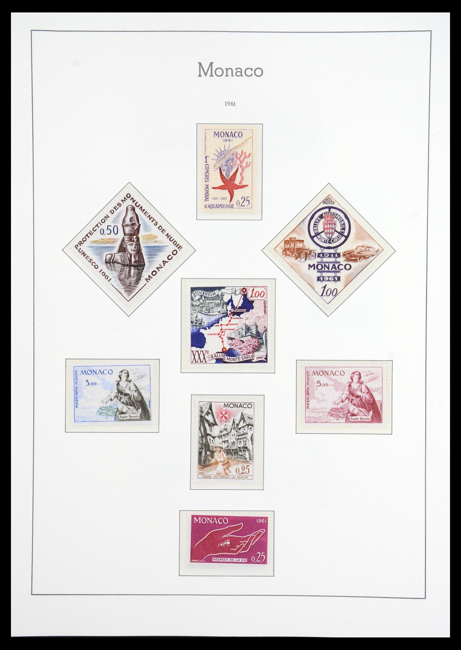 36735 075 - Stamp collection 36735 Monaco 1885-1966.