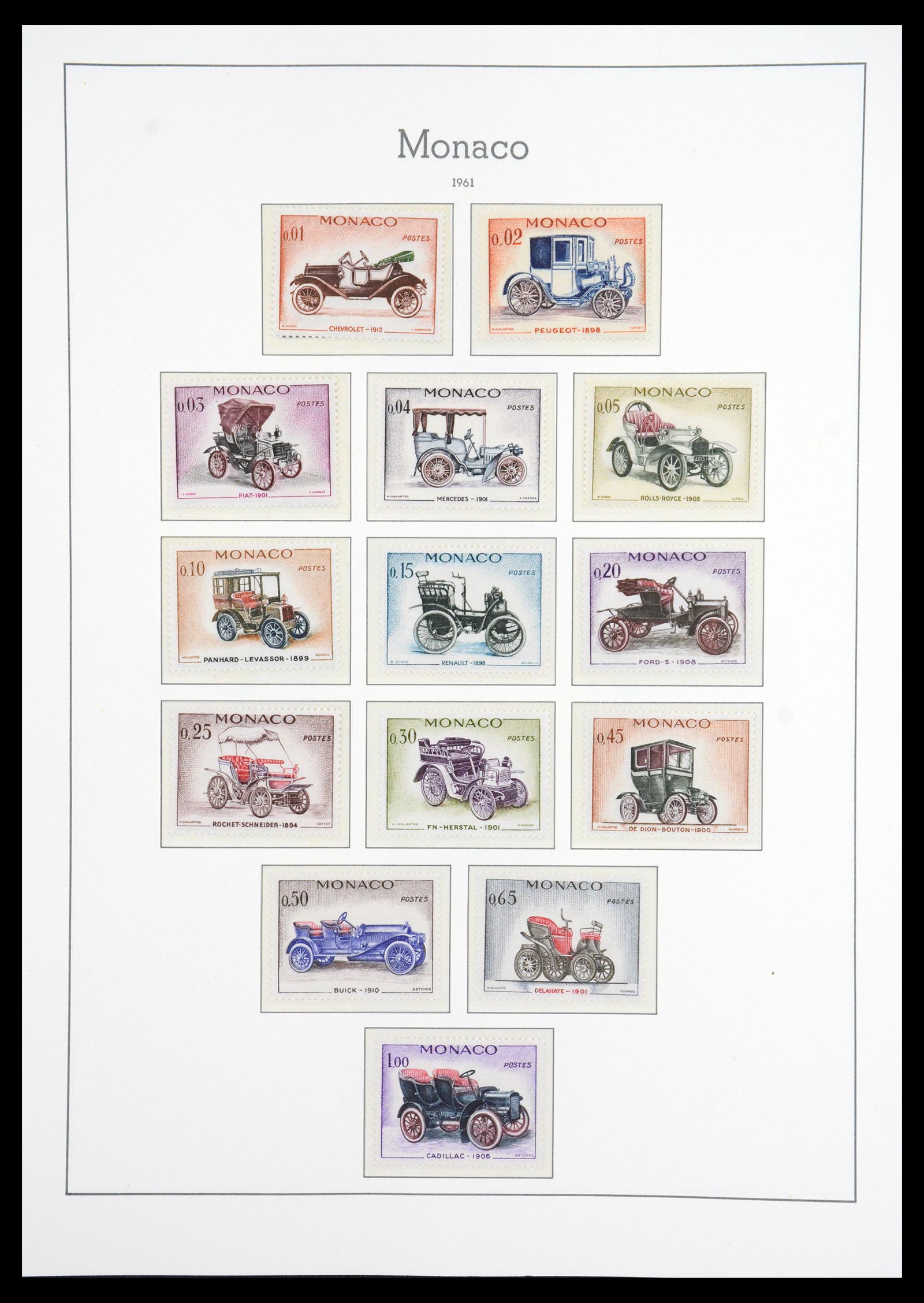 36735 076 - Stamp collection 36735 Monaco 1885-1966.