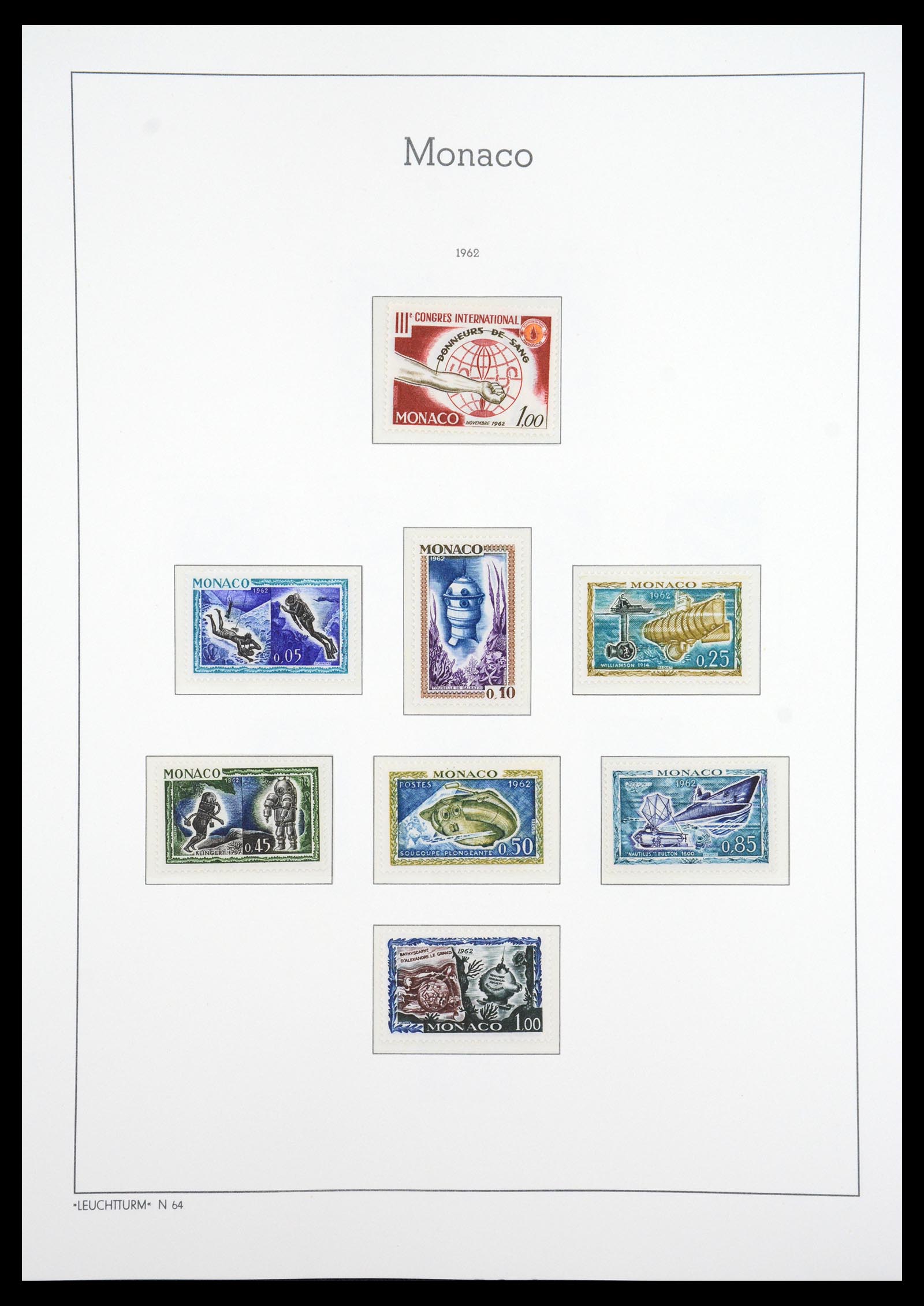 36735 079 - Stamp collection 36735 Monaco 1885-1966.