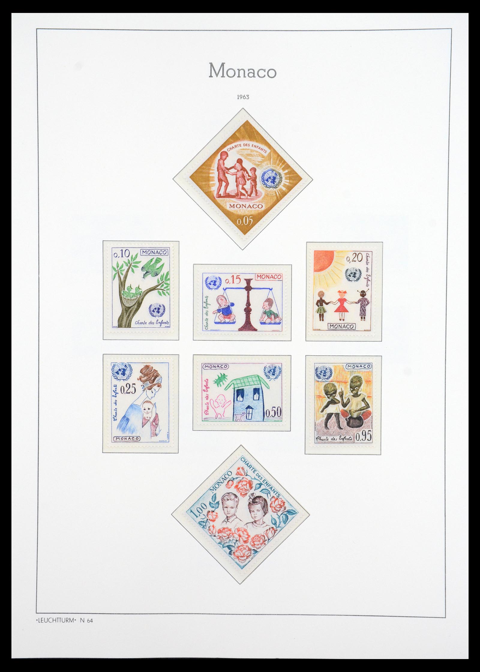 36735 081 - Postzegelverzameling 36735 Monaco 1885-1966.