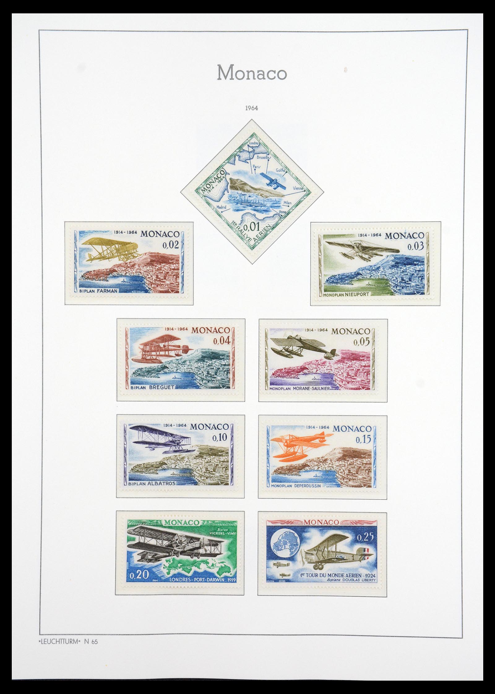 36735 085 - Postzegelverzameling 36735 Monaco 1885-1966.